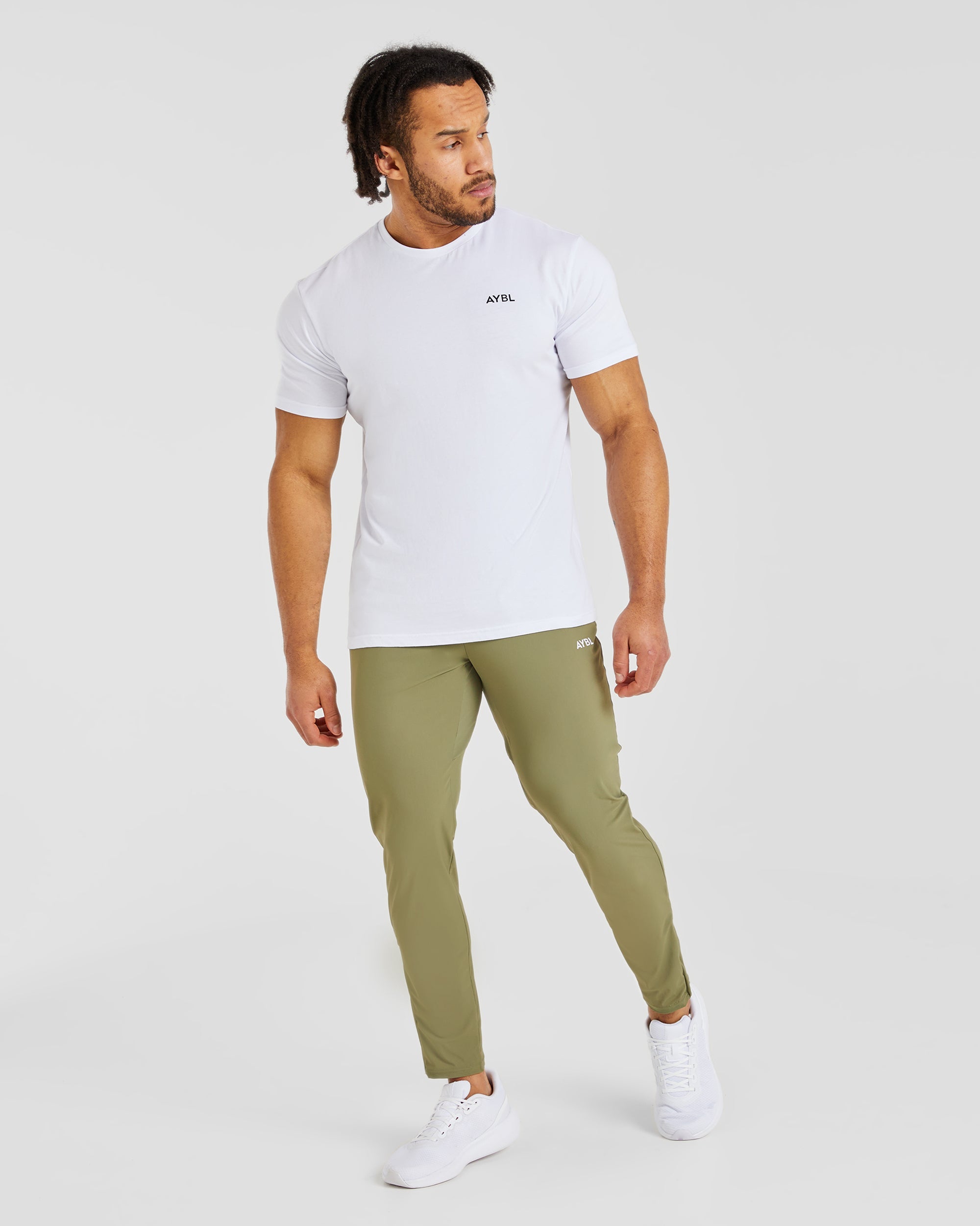 Ascend Zip Joggers - Olive Groen