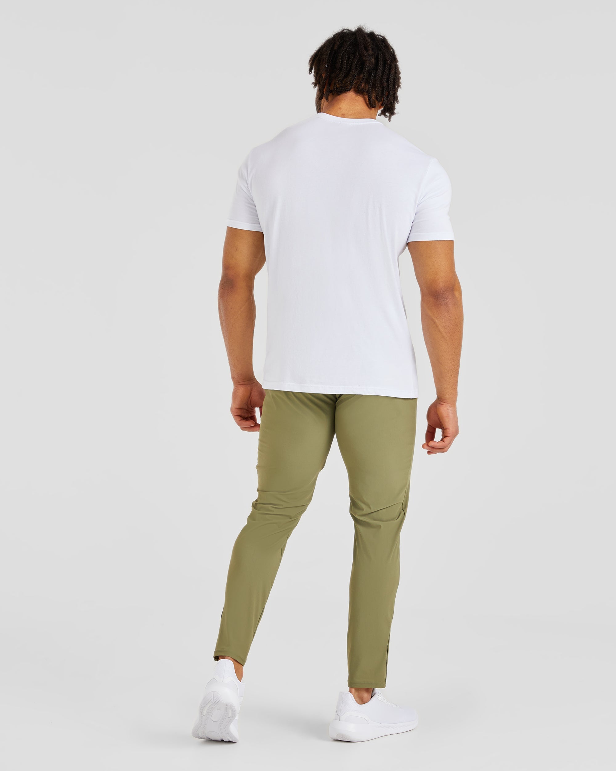 Ascend Zip Joggers - Olive Groen