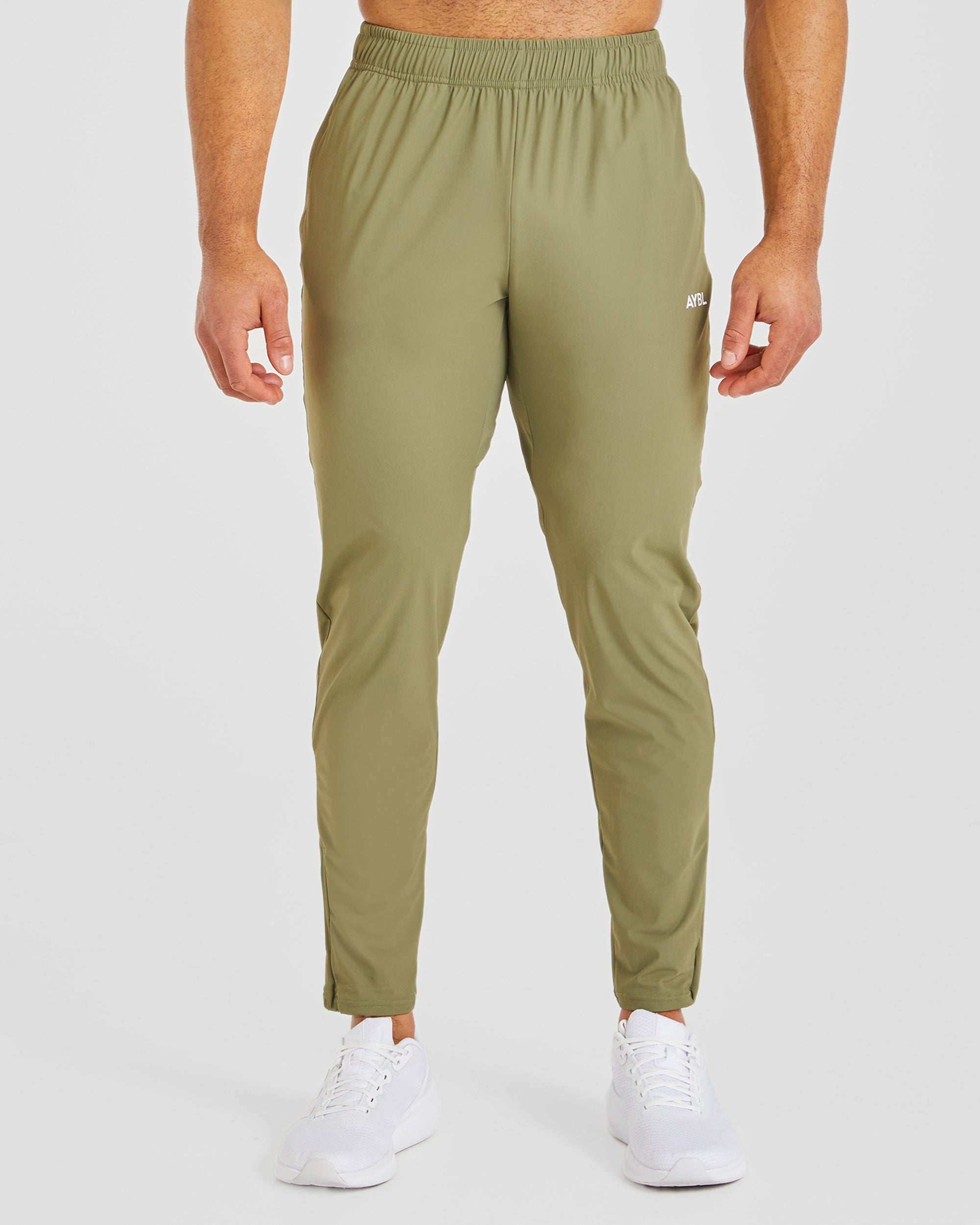 Ascend Zip Joggers - Olive Groen