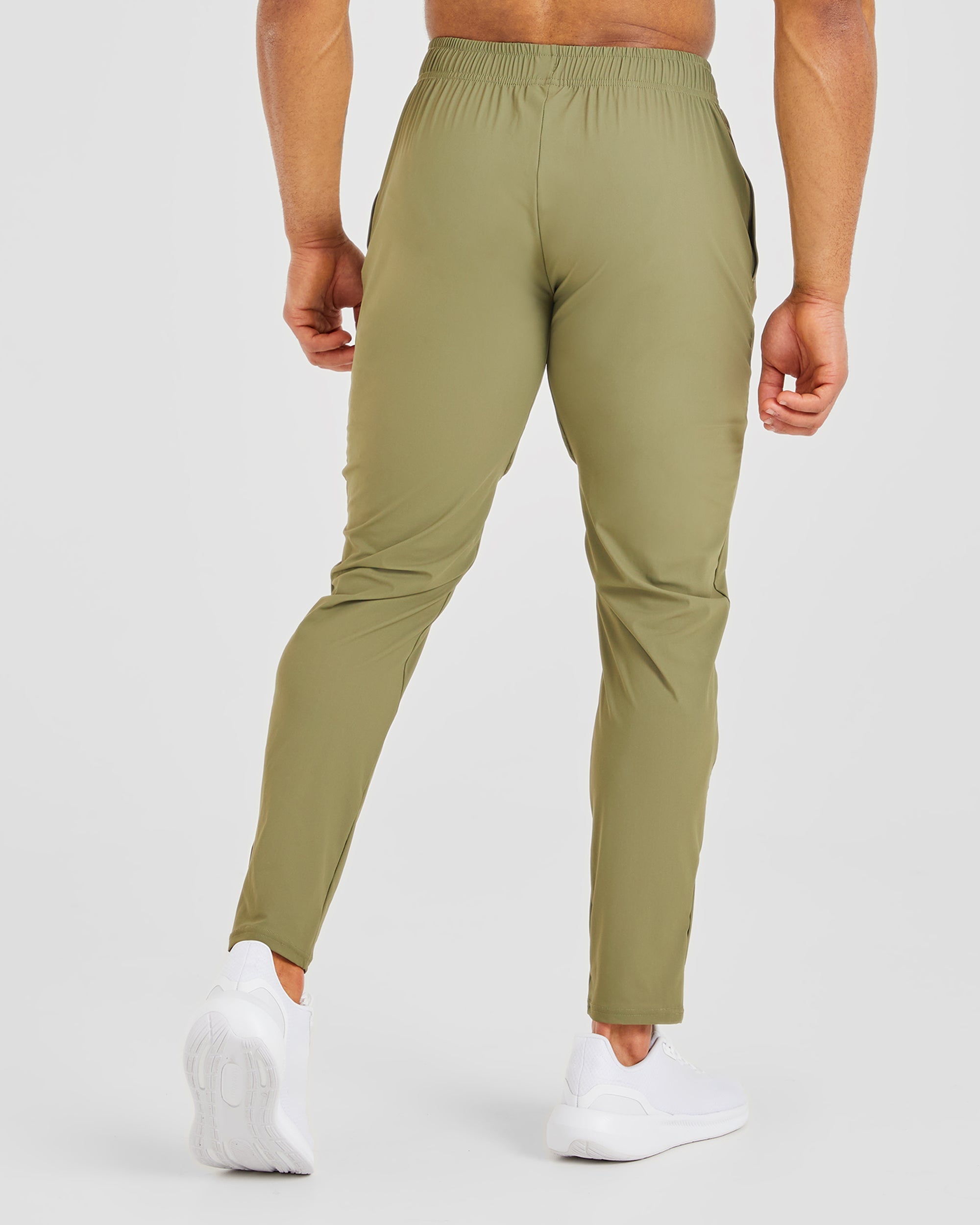 Ascend Zip Joggers - Olive Groen