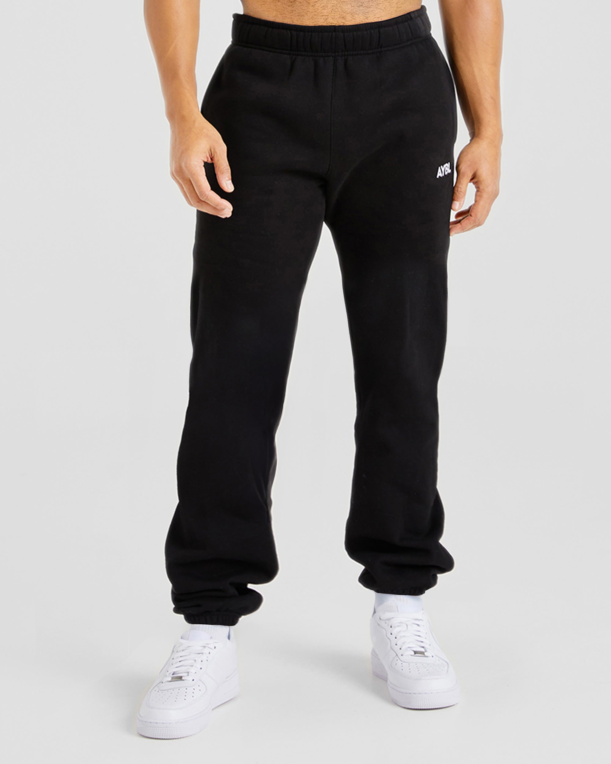 Essential Oversized Joggers - Zwart