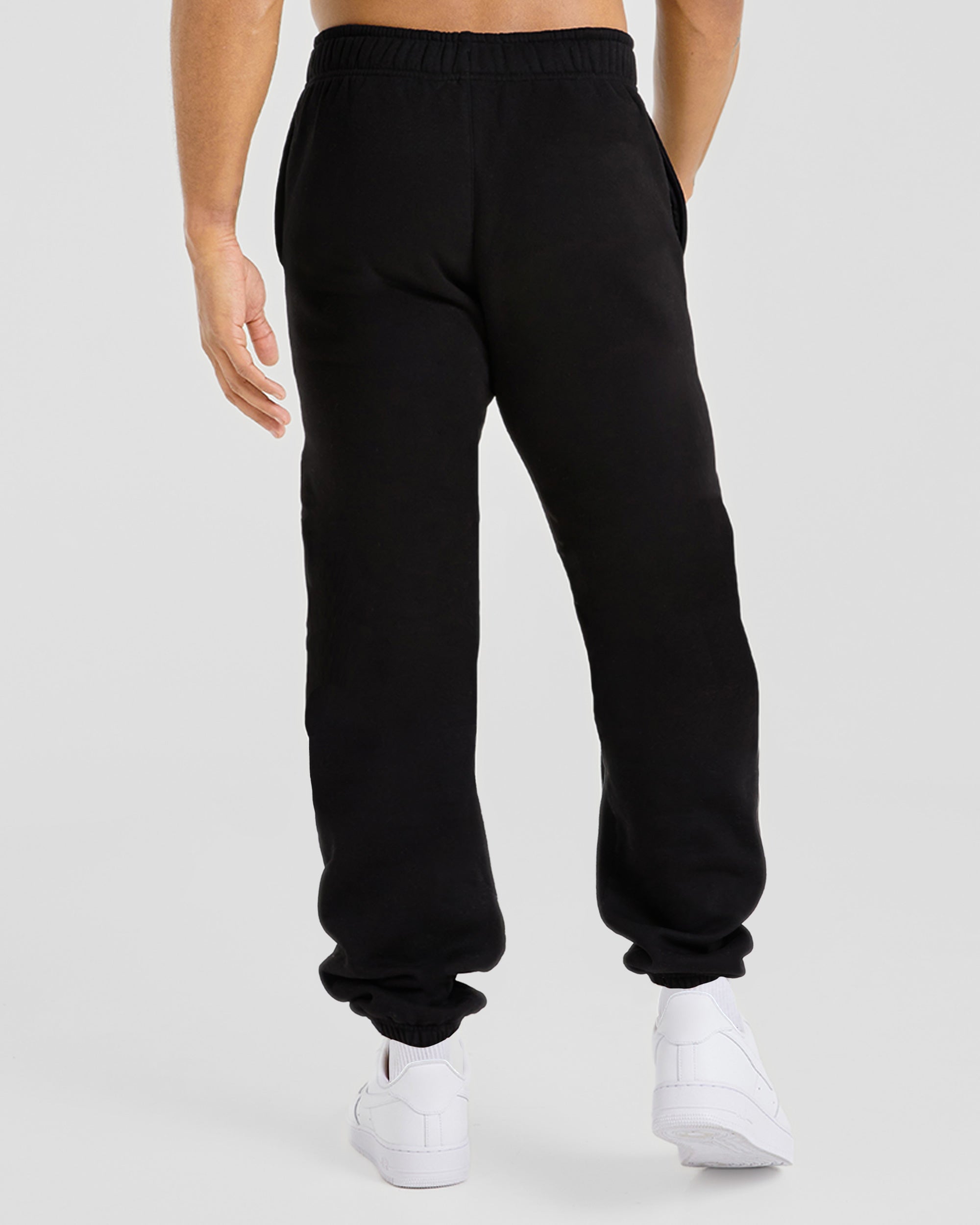 Essential Oversized Joggers - Zwart