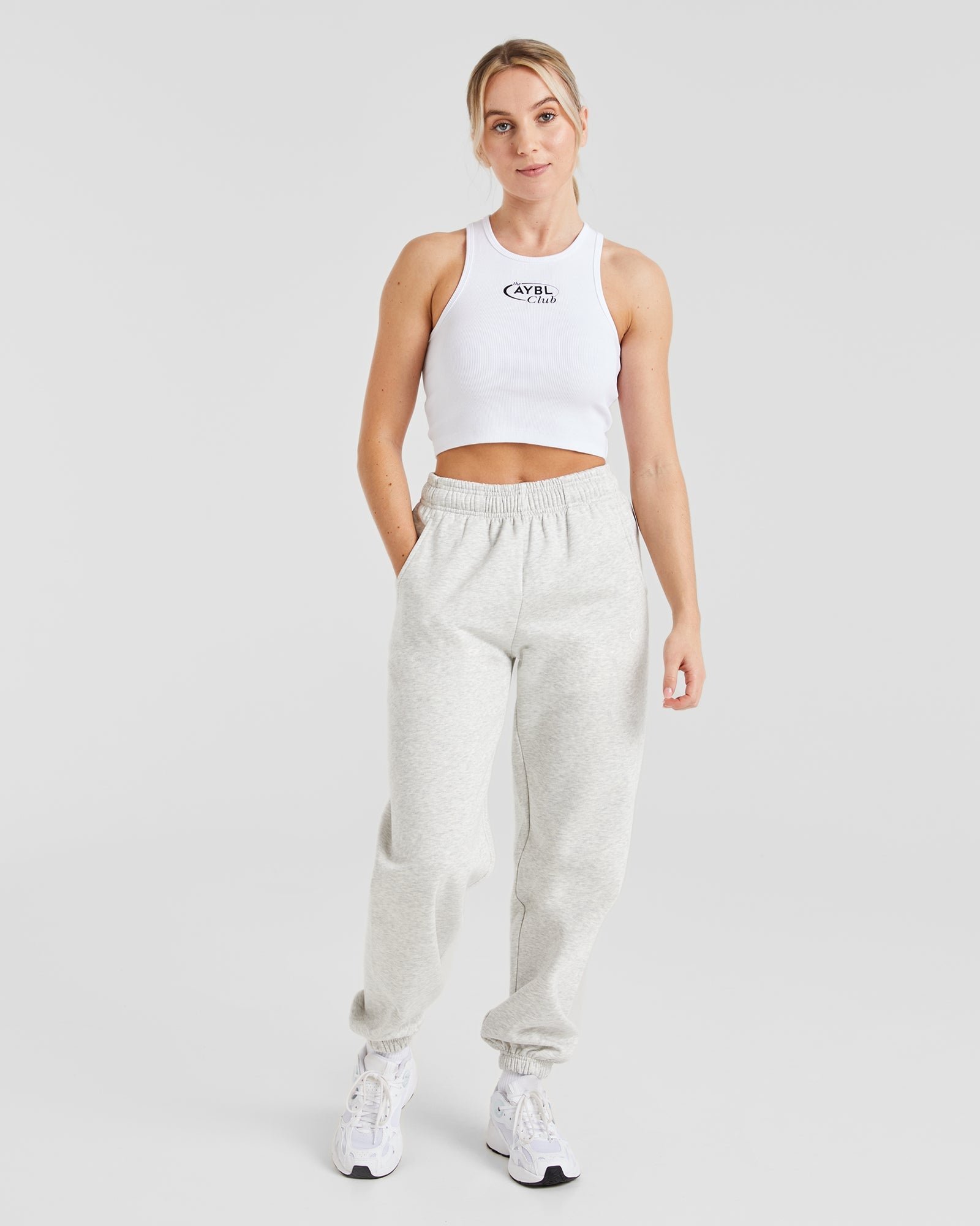 AYBL Club Oversized Joggers - Grijs Marl