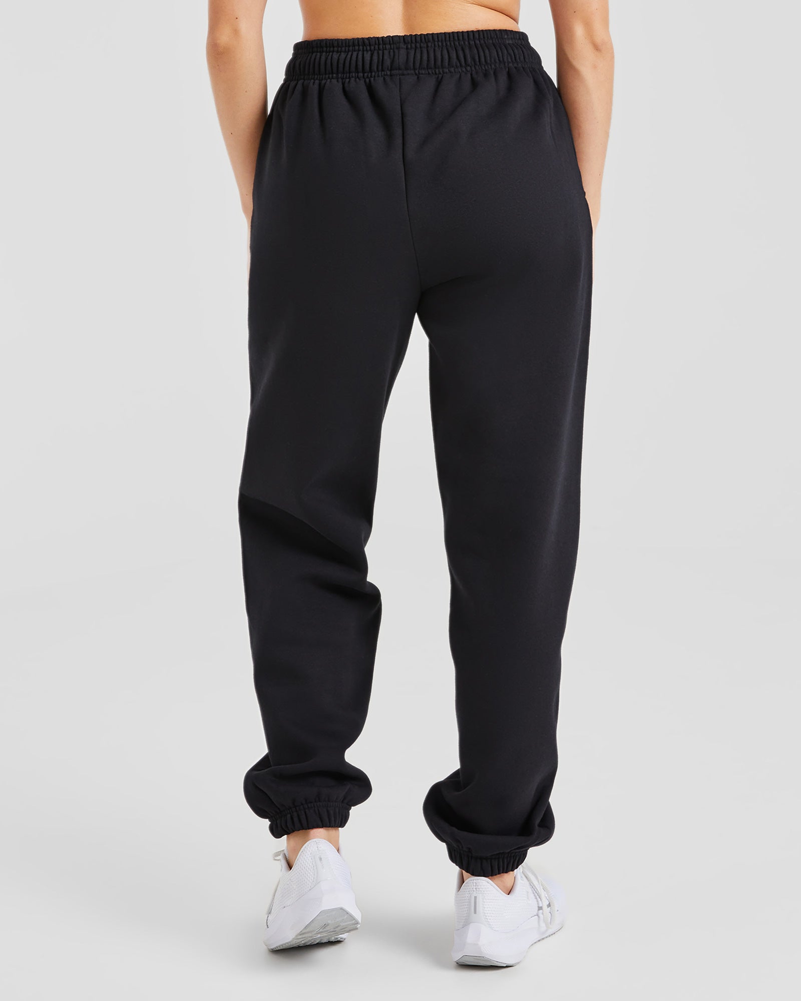 Varsity Graphic Oversized Joggers - Zwart