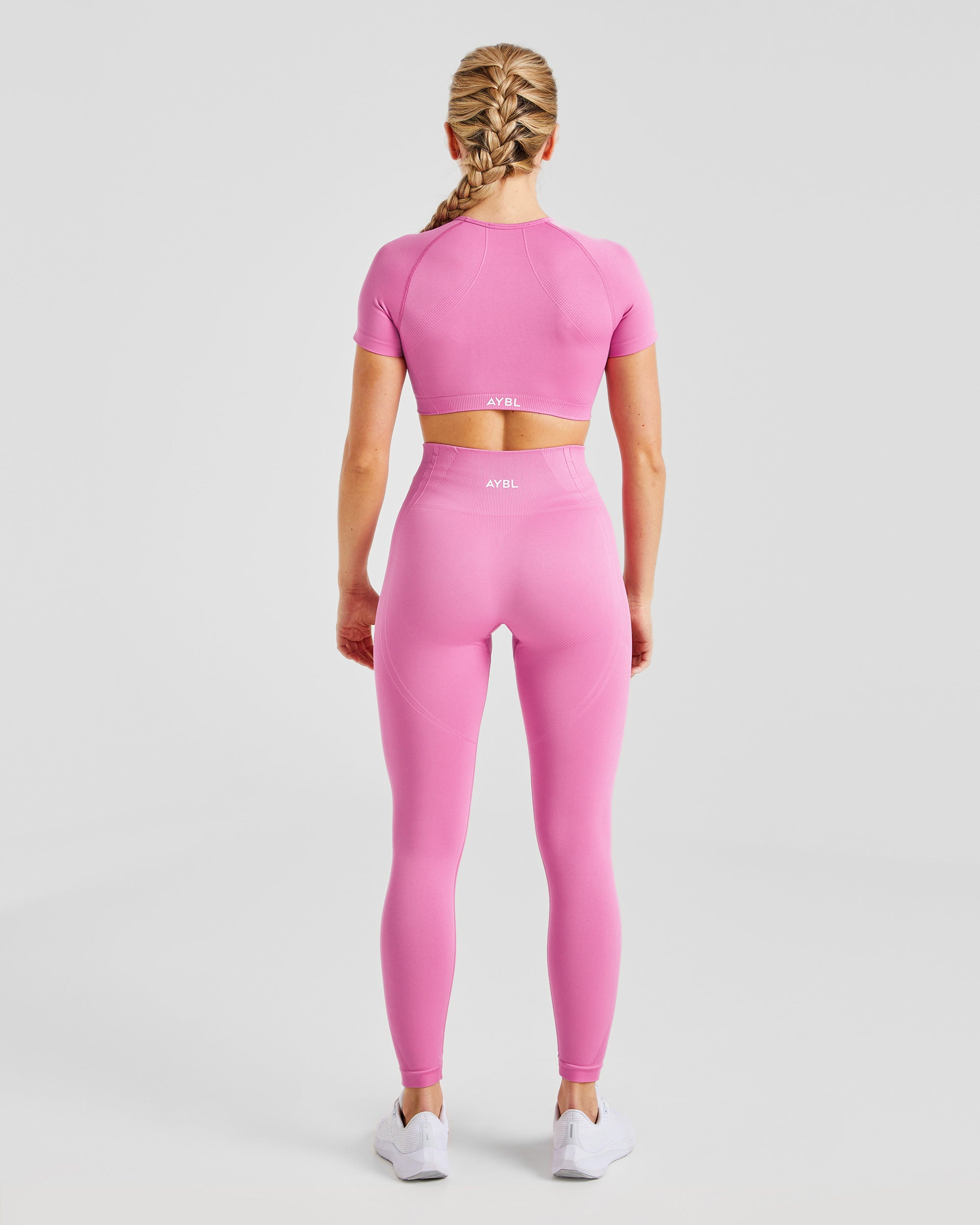 Balance V3 Seamless Crop Top - Bubblegum Roze