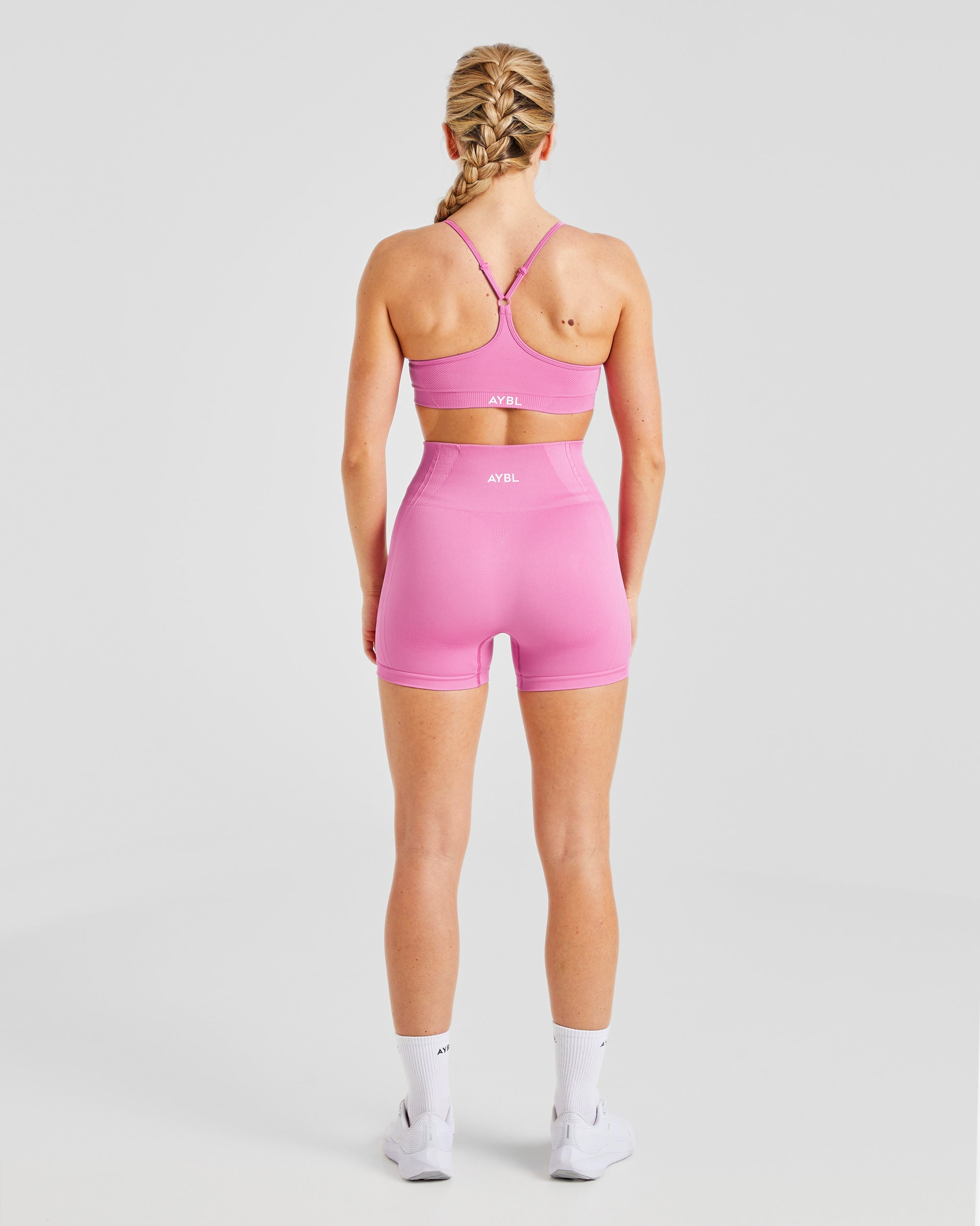 Balance V3 Seamless Strappy Sports Bra - Bubblegum Roze