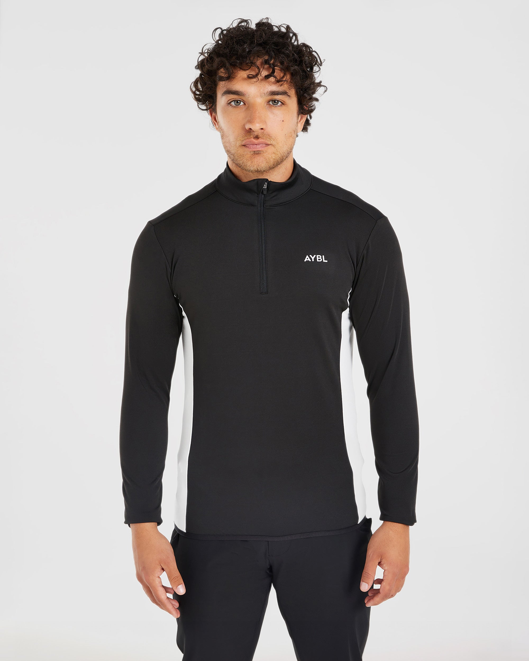 Performance 1/4 Zip Pullover - Zwart