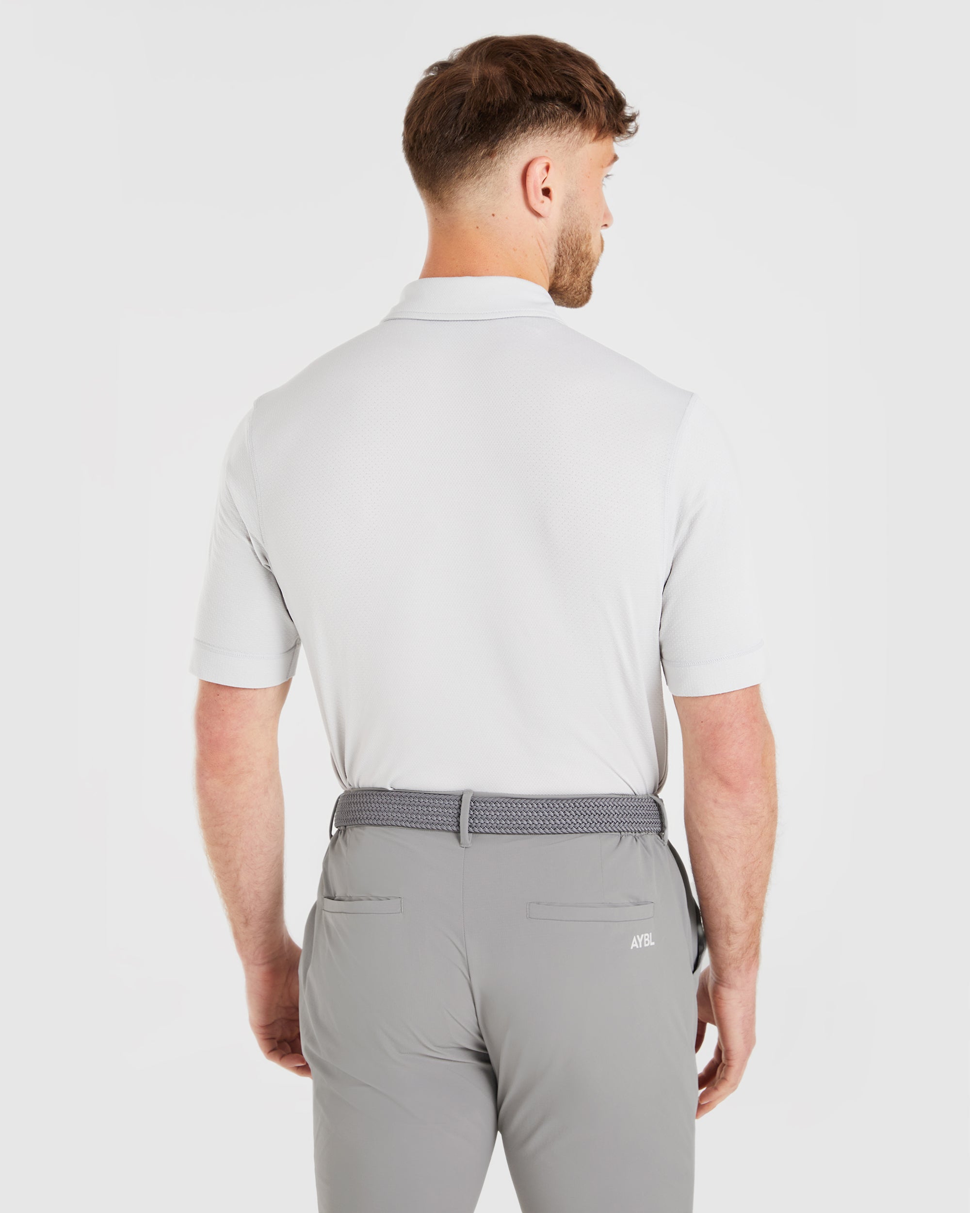 Performance Seamless Polo Shirt - Grijs