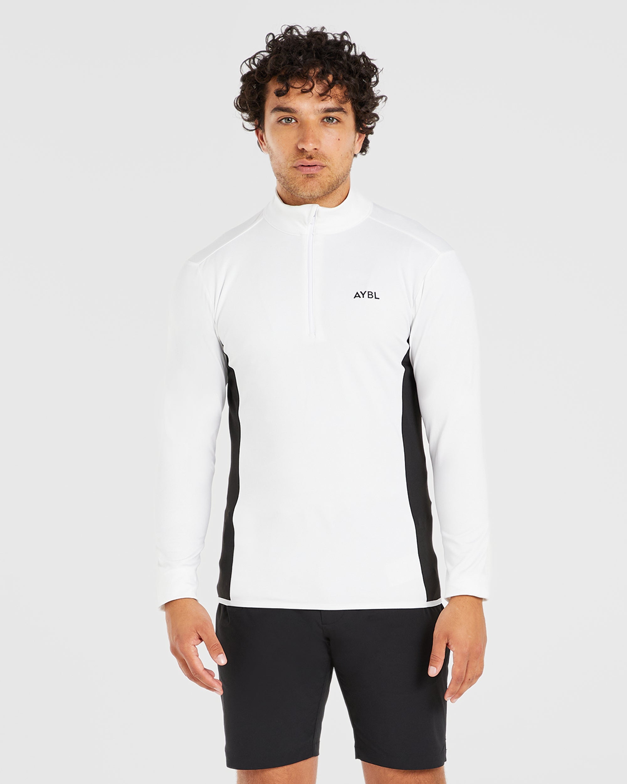 Performance 1/4 Zip Pullover - Wit