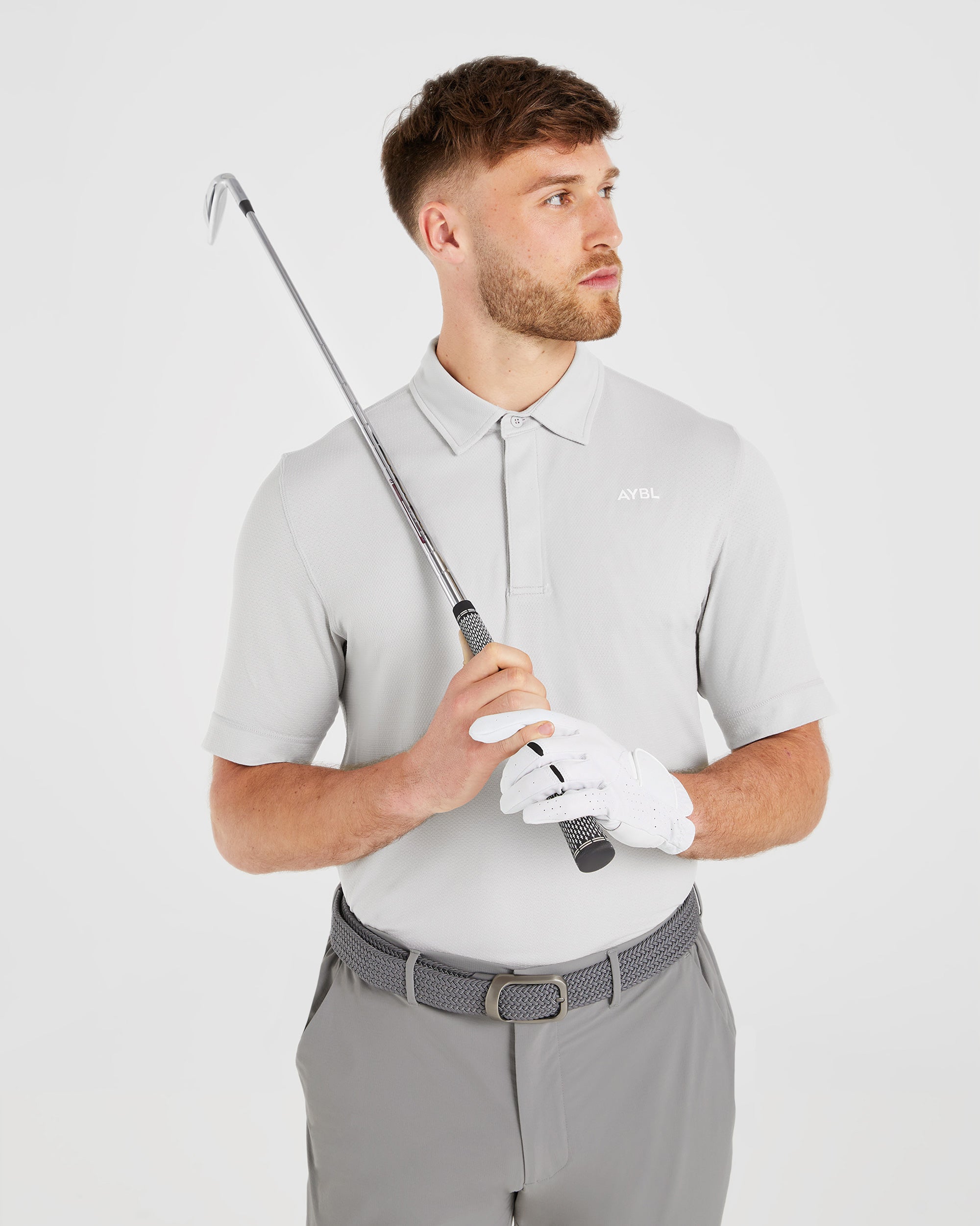 Performance Seamless Polo Shirt - Grijs