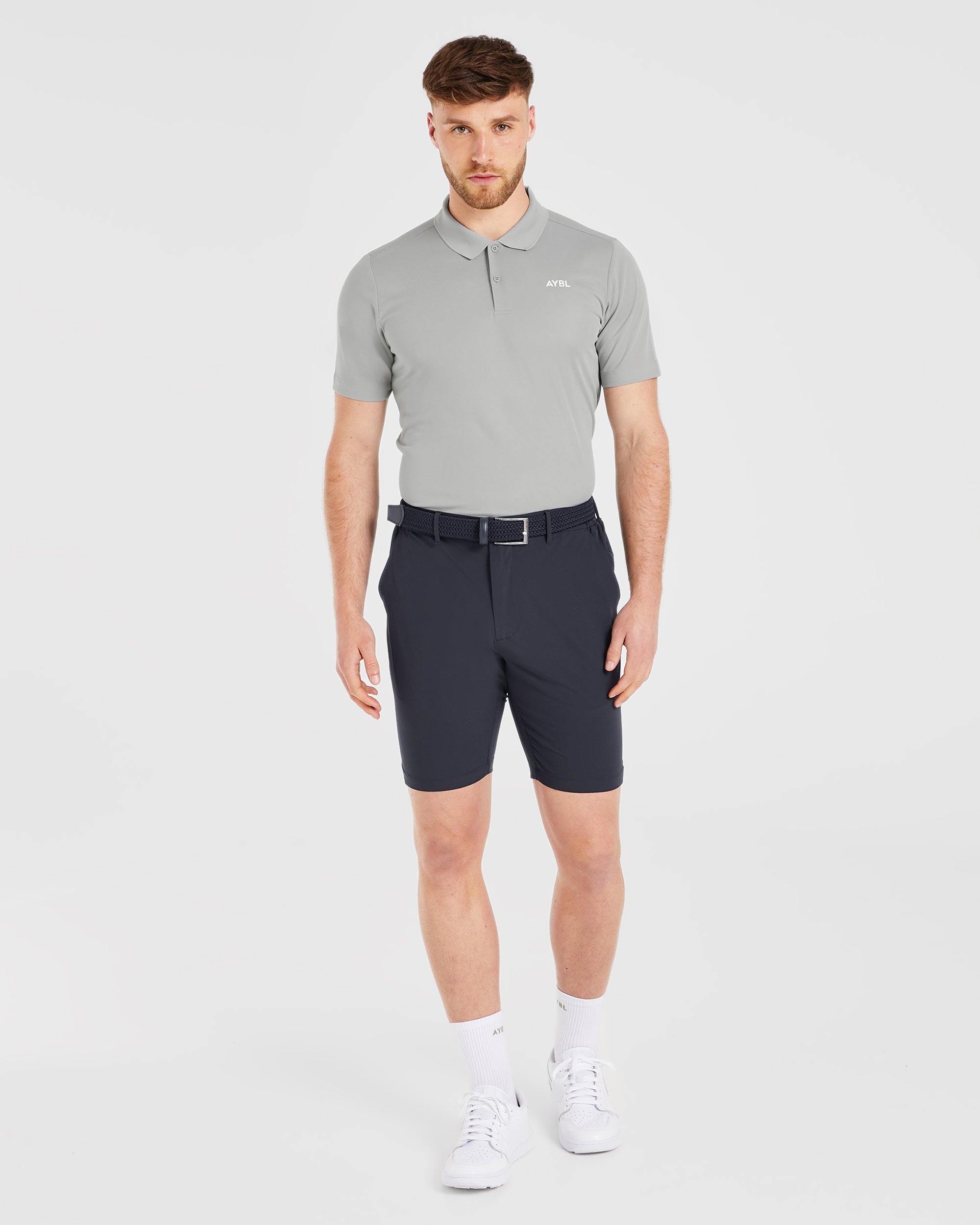 Performance Polo Shirt - Light Grijs