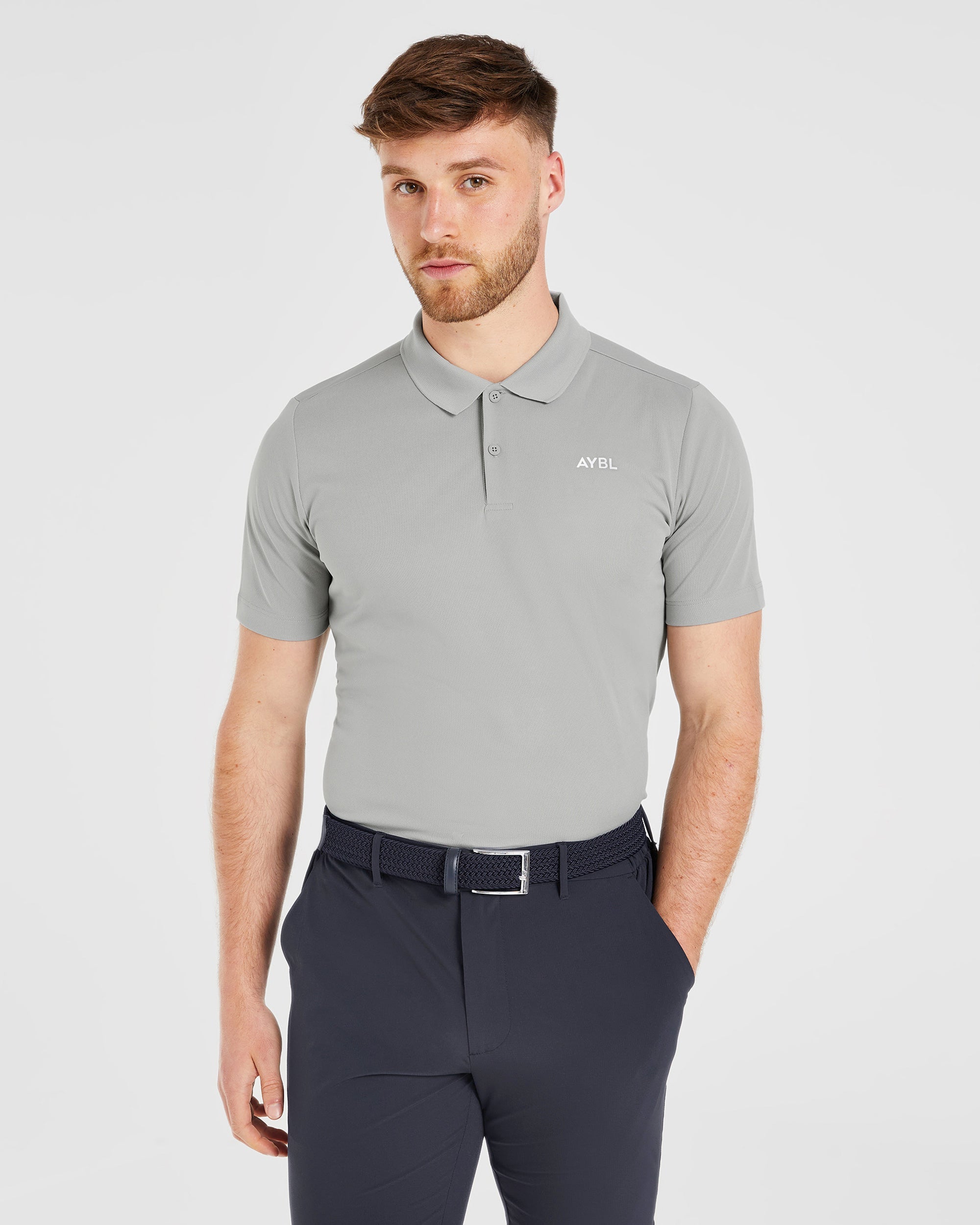 Performance Polo Shirt - Light Grijs