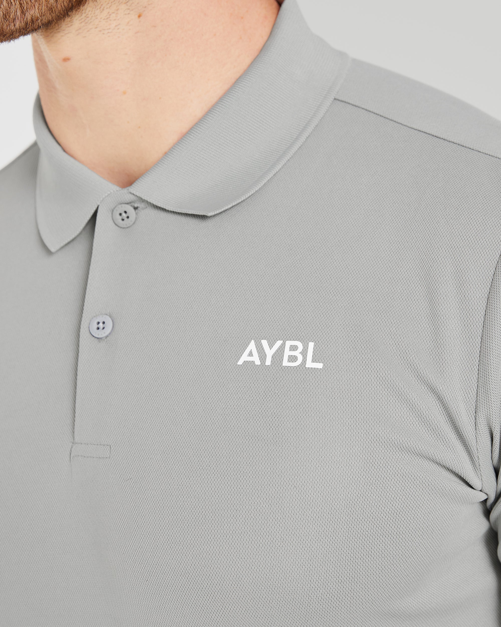 Performance Polo Shirt - Light Grijs