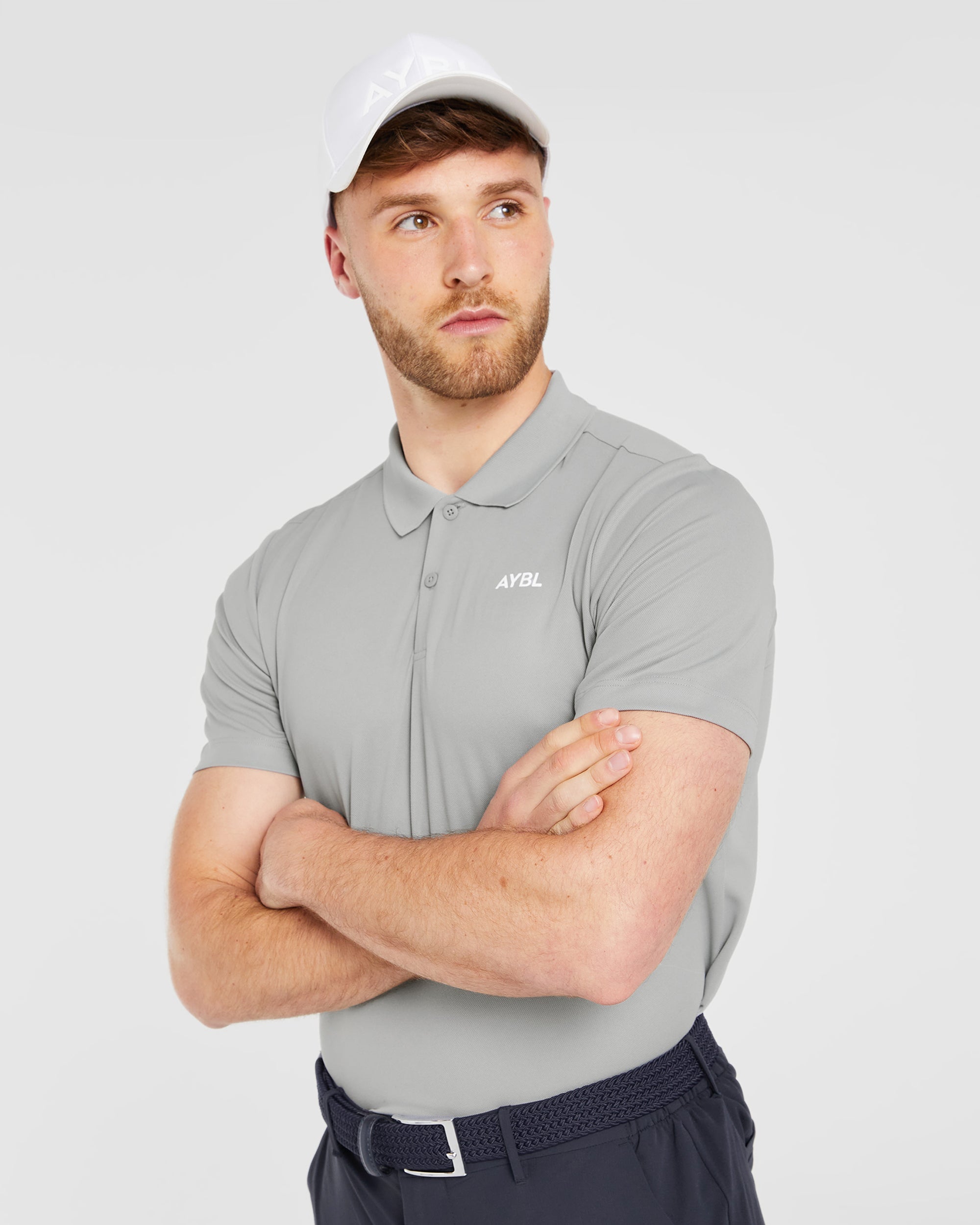 Performance Polo Shirt - Light Grijs