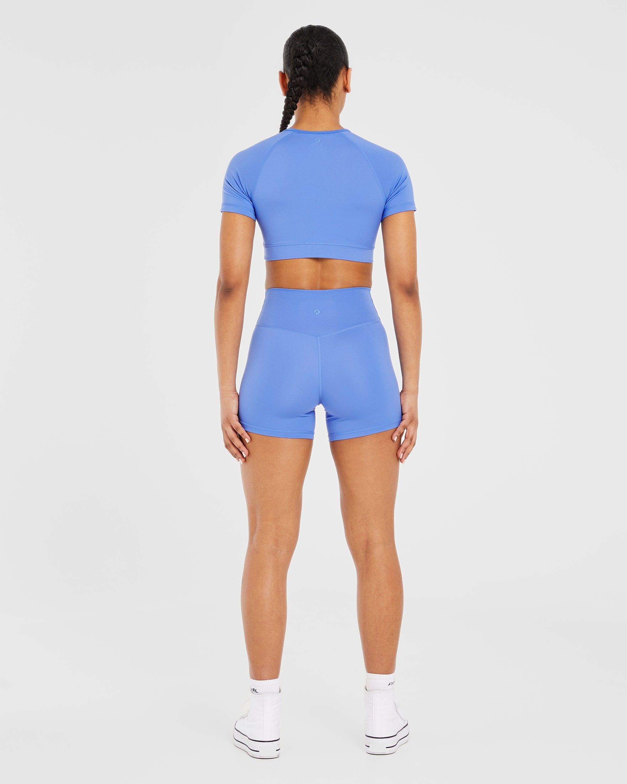 Staple Crop Top - Cobalt Blauw