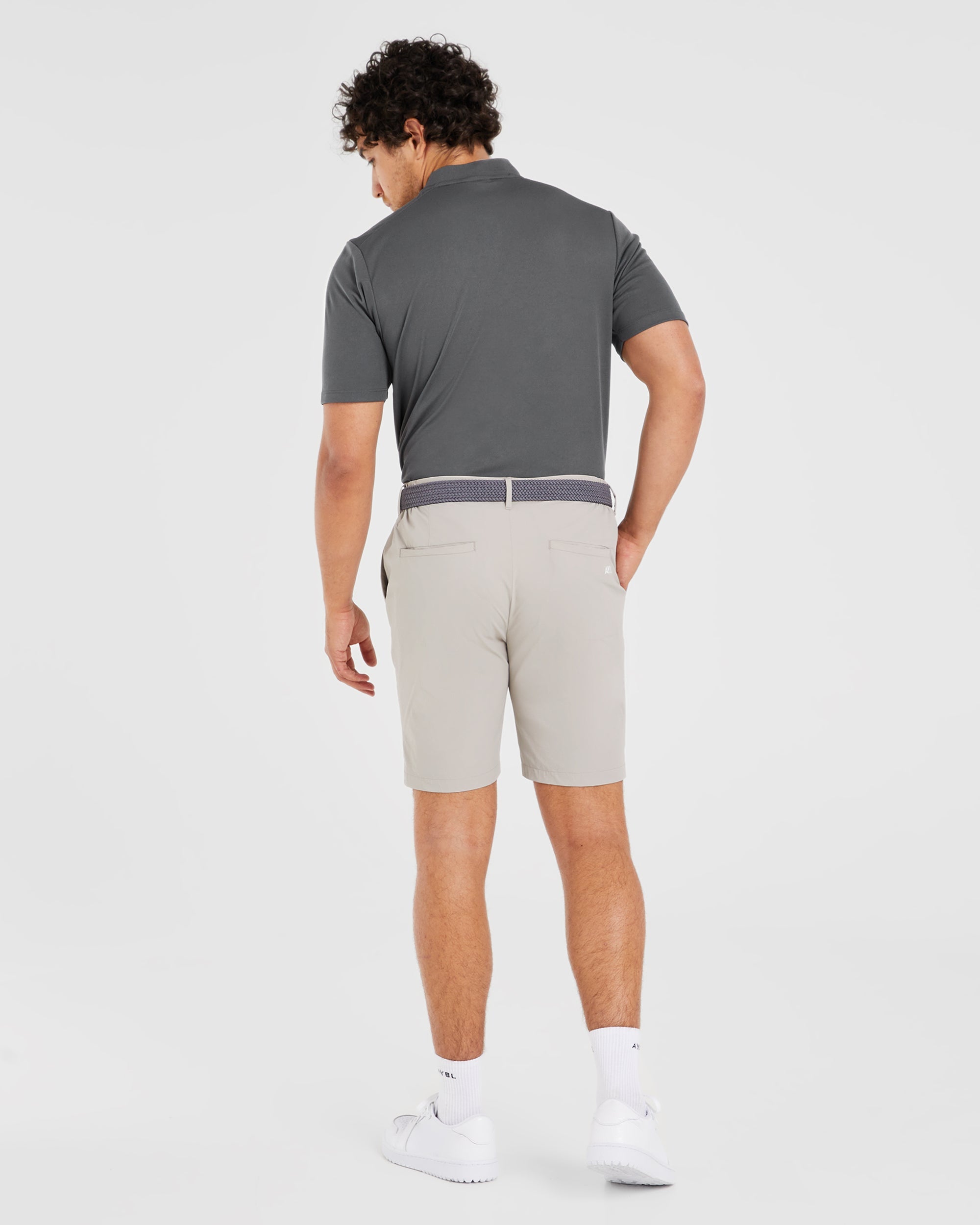 Performance Shorts - Stone Grijs