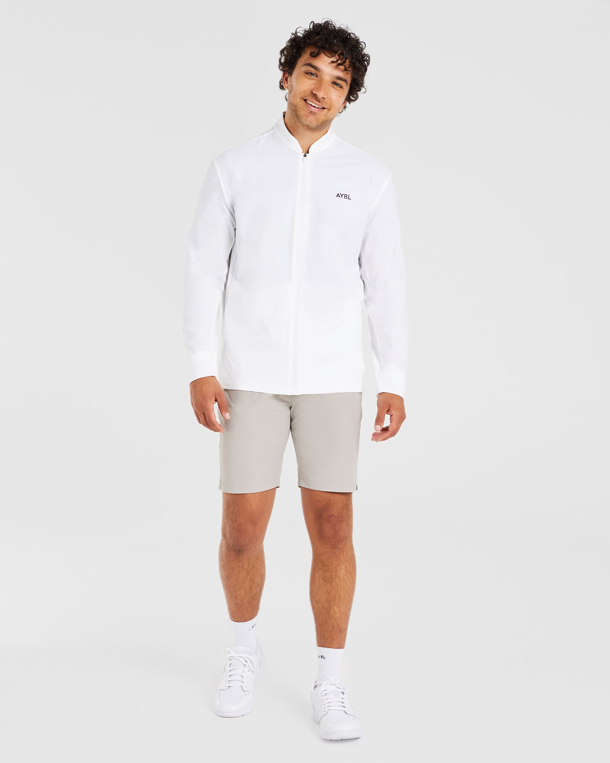 Performance Lightweight Windbreaker - Wit