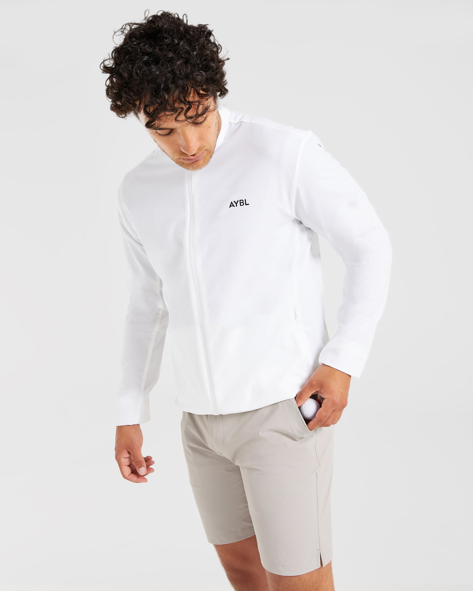 Performance Lightweight Windbreaker - Wit