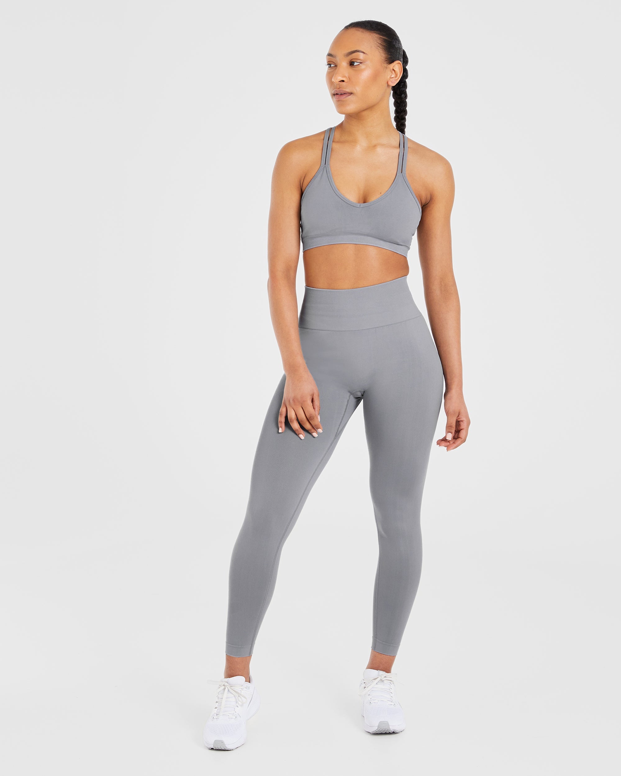 Power Seamless Sports Bra - Grijs