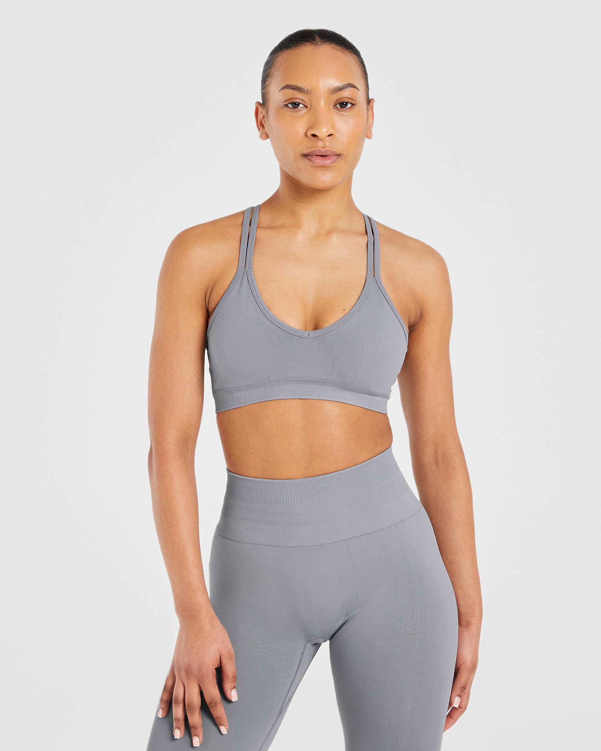 Power Seamless Sports Bra - Grijs