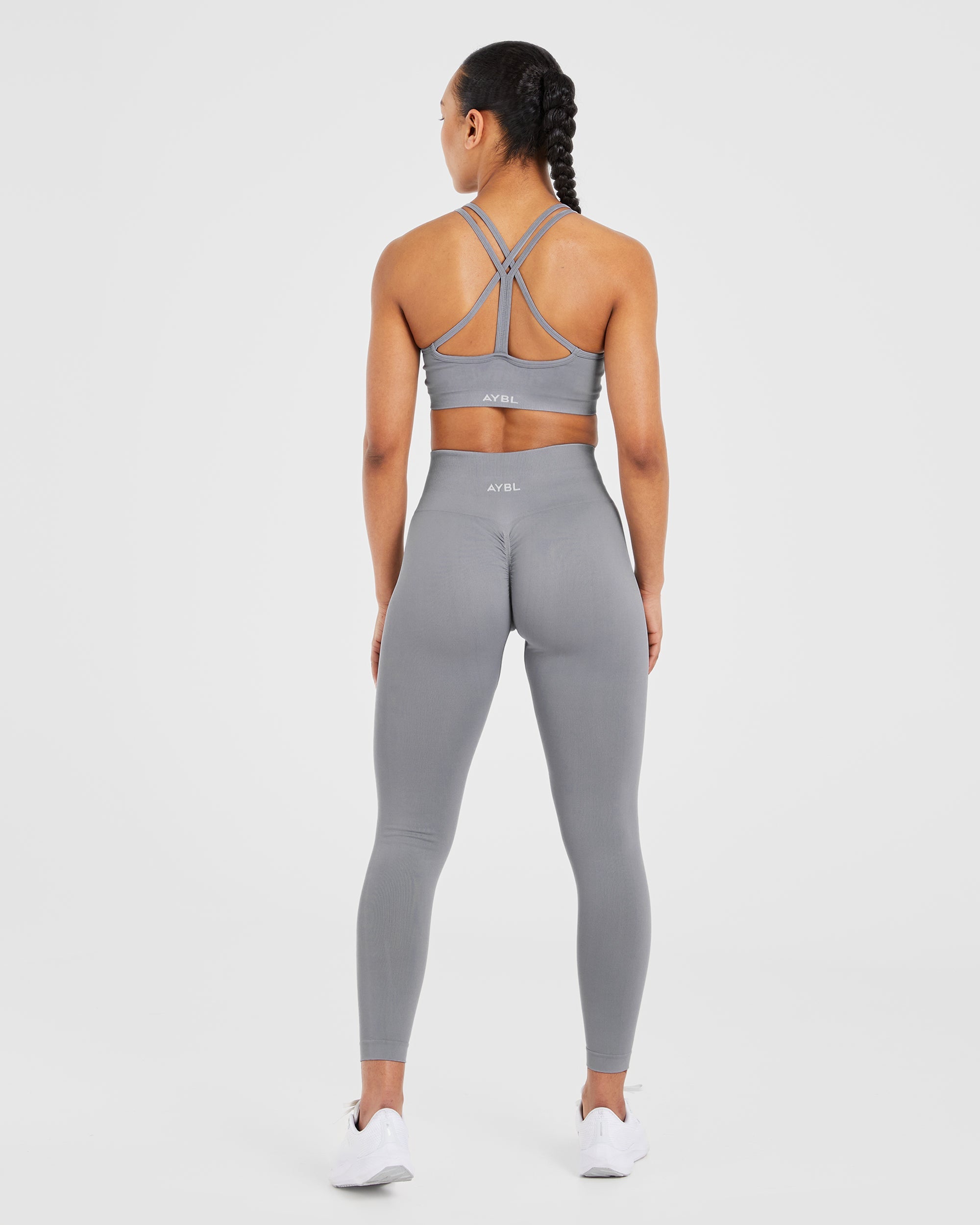 Power Seamless Sports Bra - Grijs