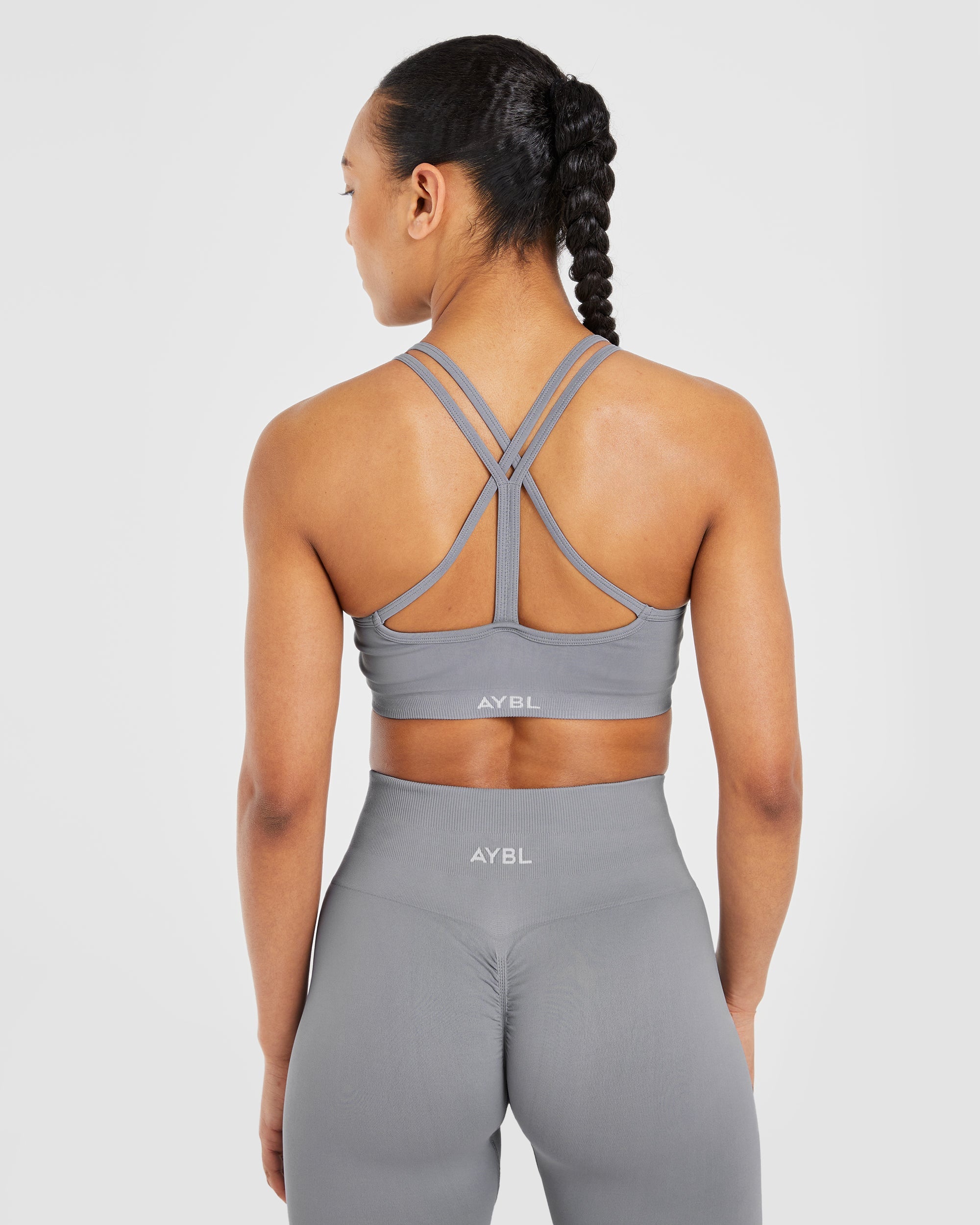 Power Seamless Sports Bra - Grijs