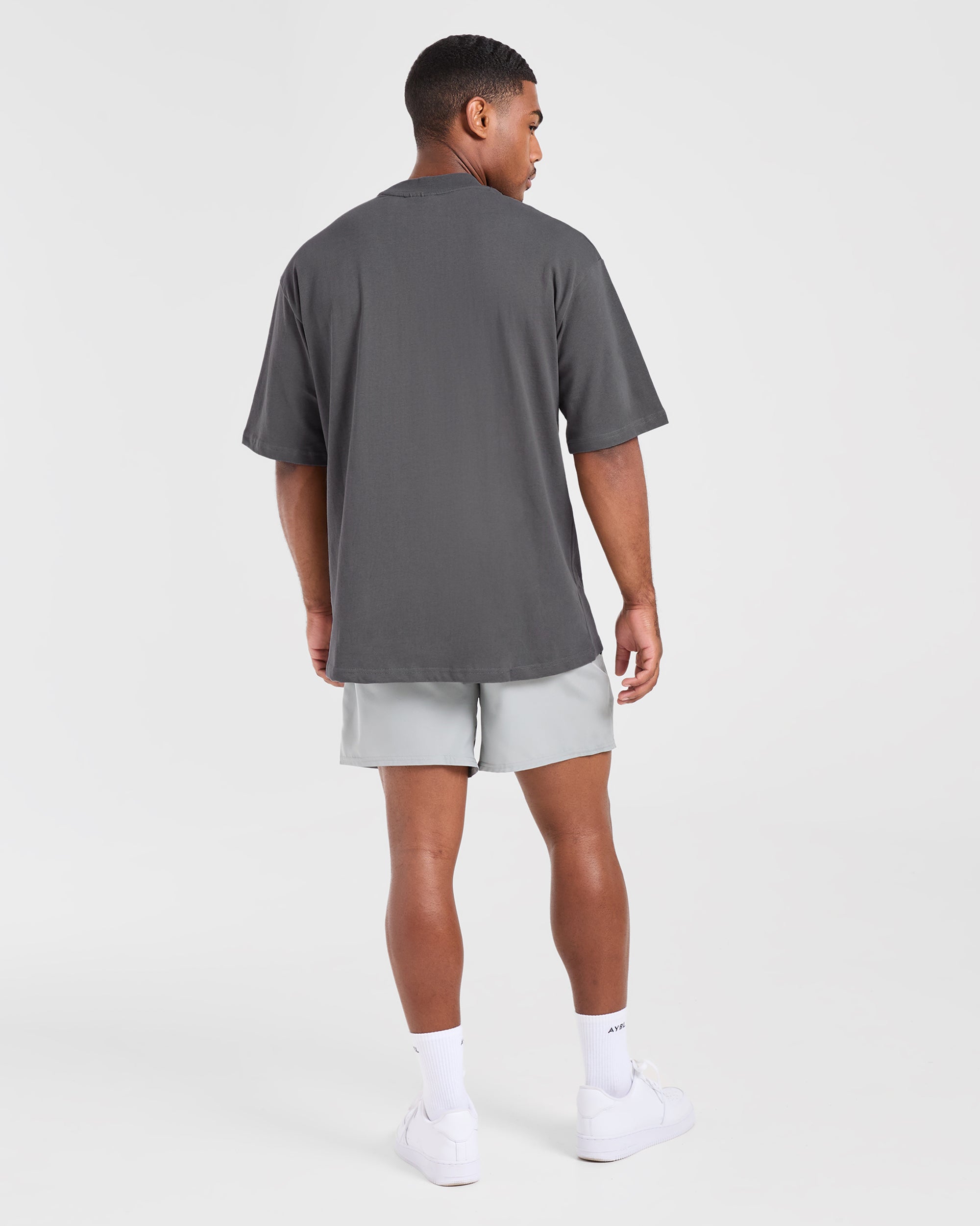 Craft Oversized T Shirt - Charcoal