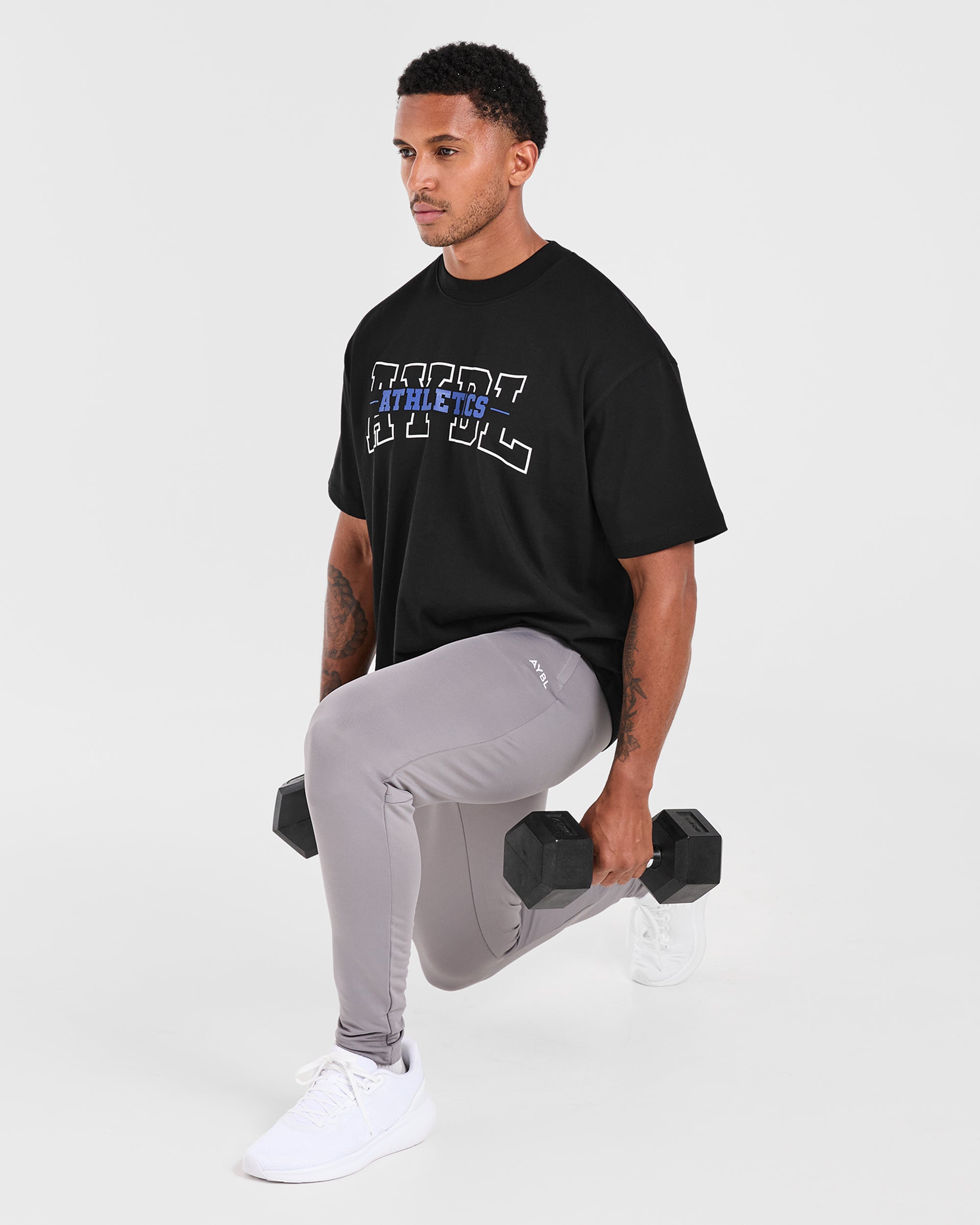 Fraction Joggers - Light Grijs