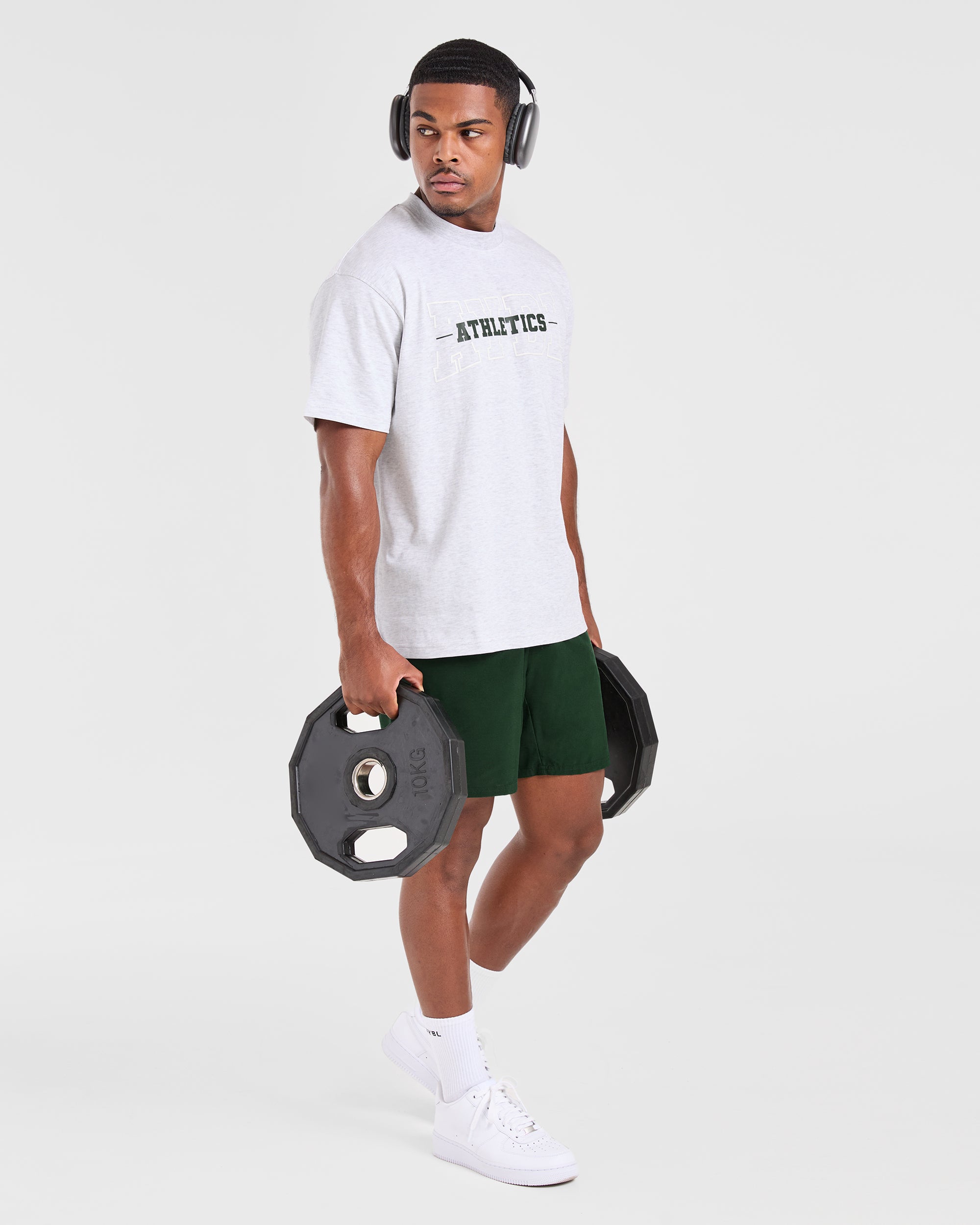 Athletics Oversized T Shirt - Grijs Marl