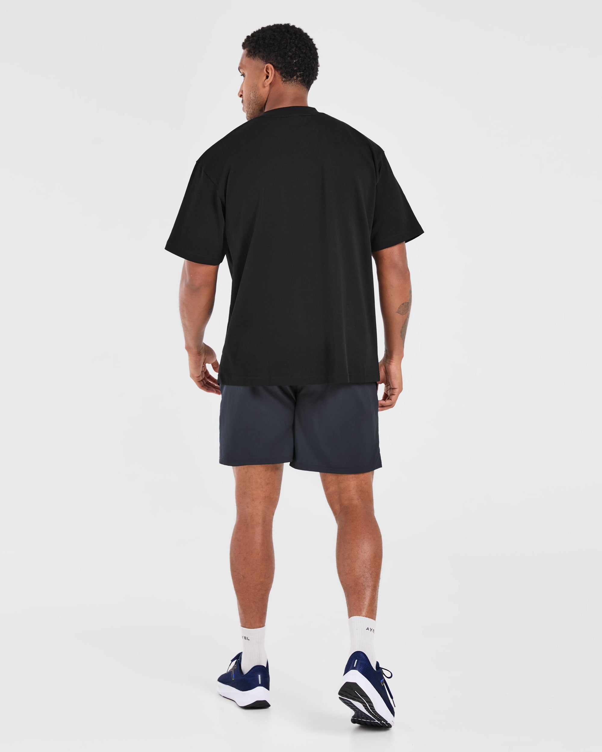 Athletics Oversized T Shirt - Zwart