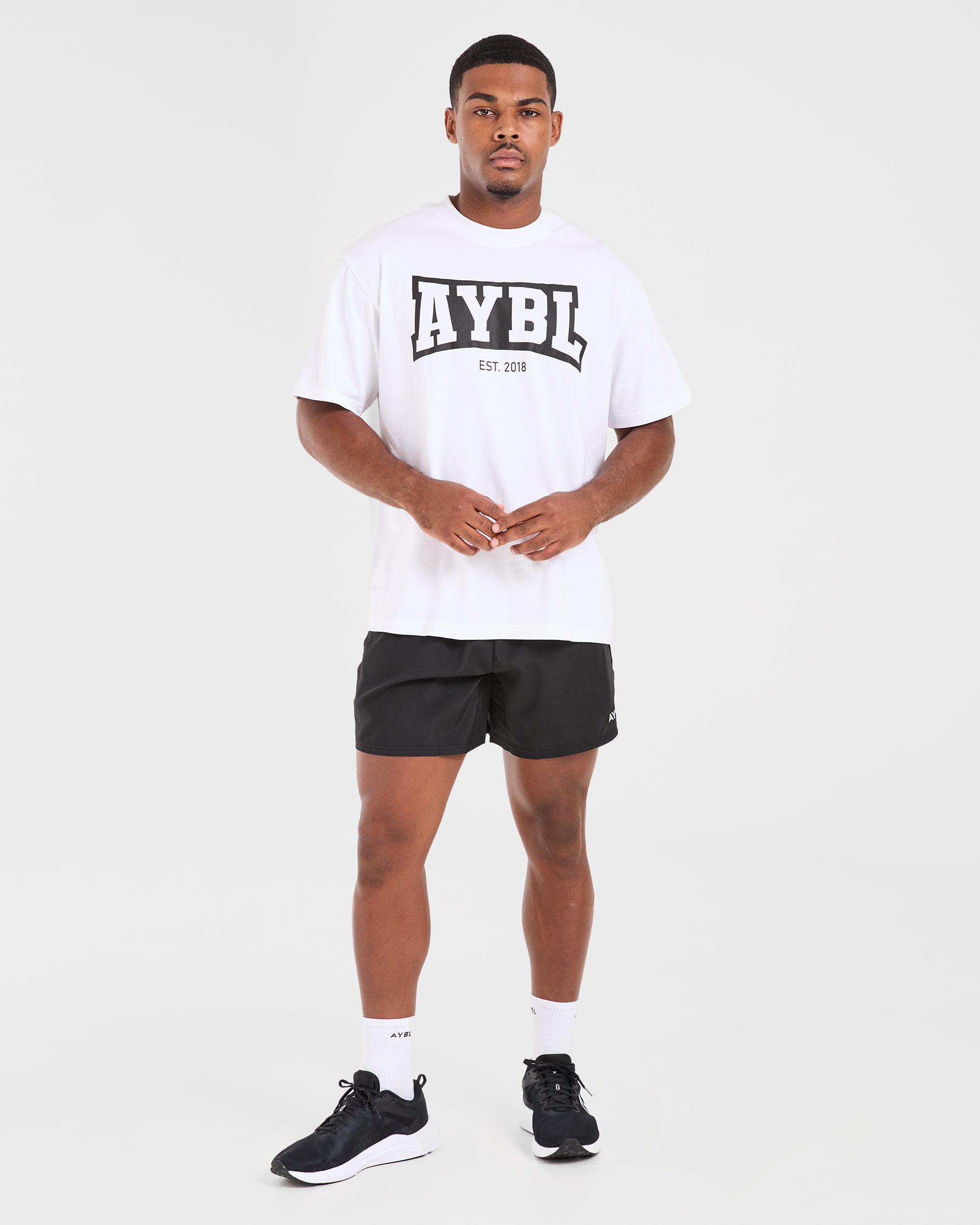 Academy Oversized T Shirt - Wit