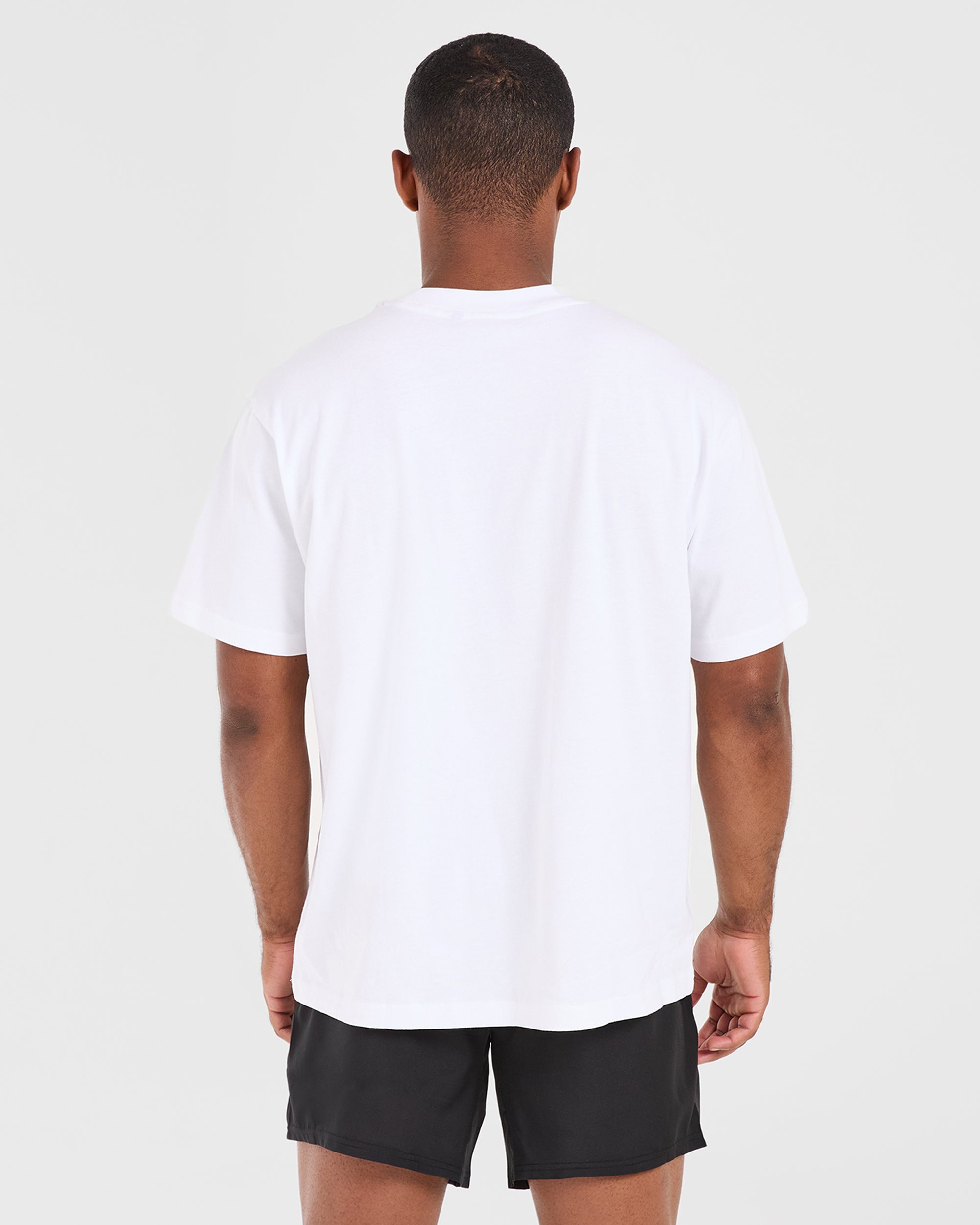 Academy Oversized T Shirt - Wit