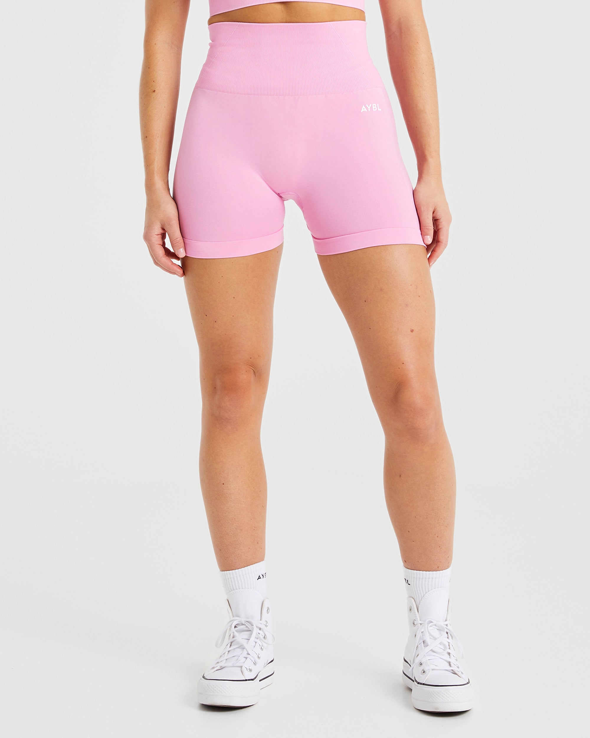 Empower Seamless Shorts - Baby Roze