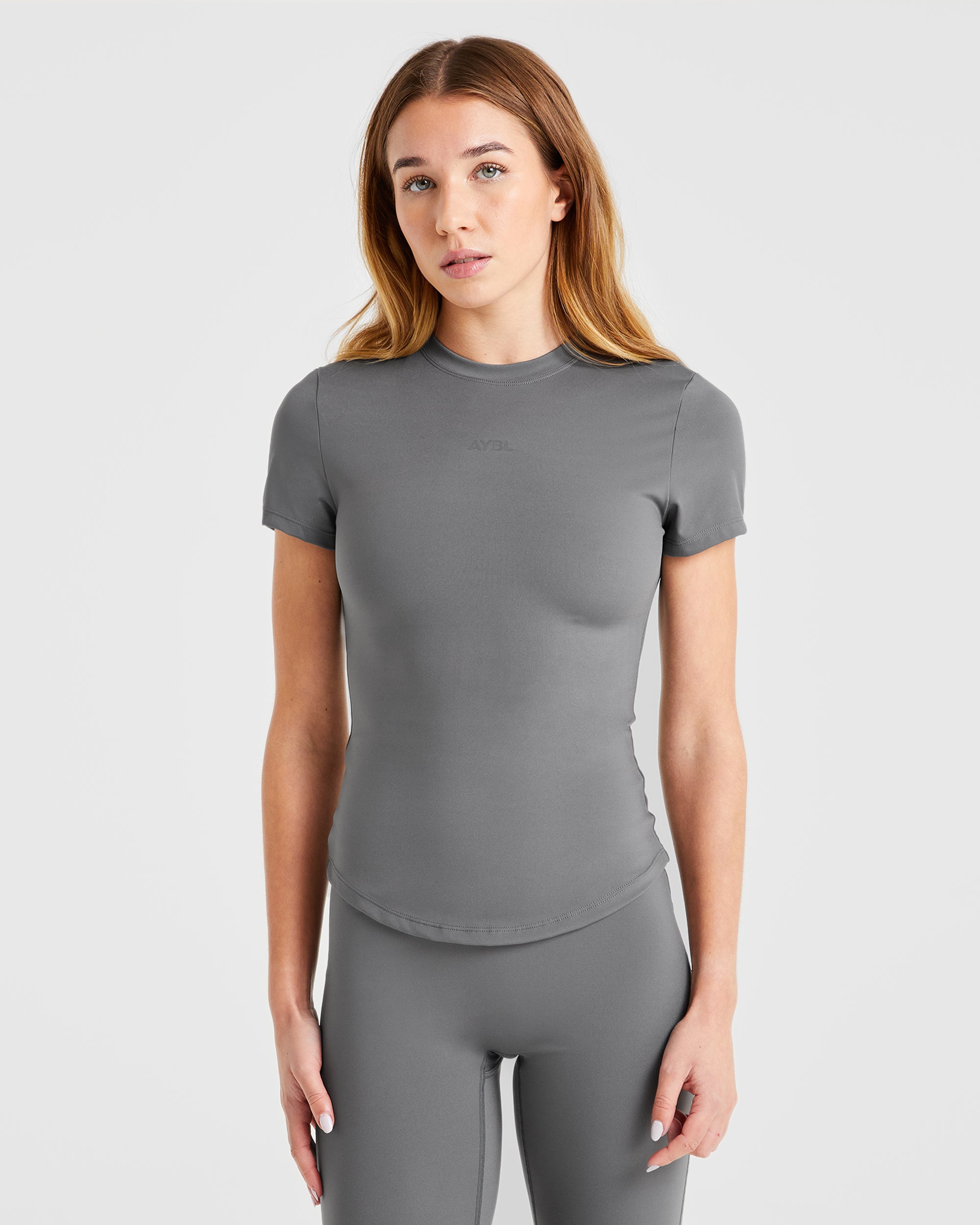 Sculpt T Shirt - Charcoal