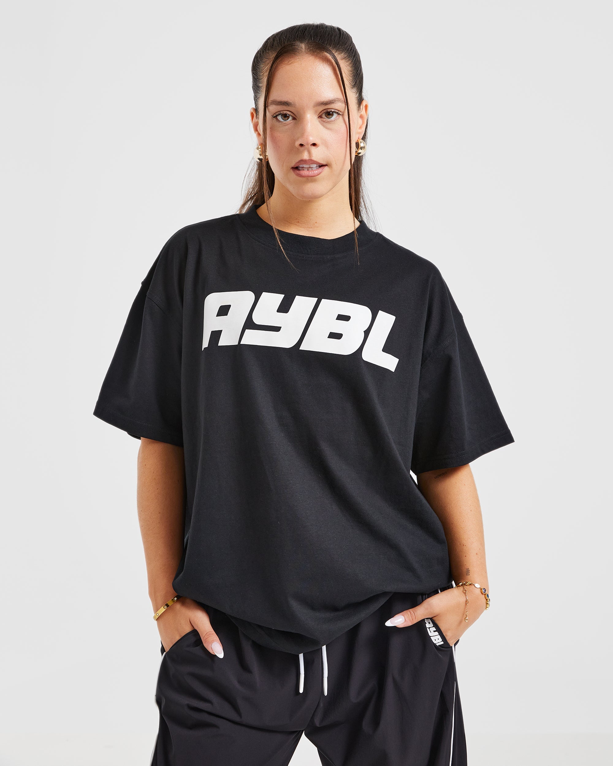 Justine Oversized T Shirt - Black