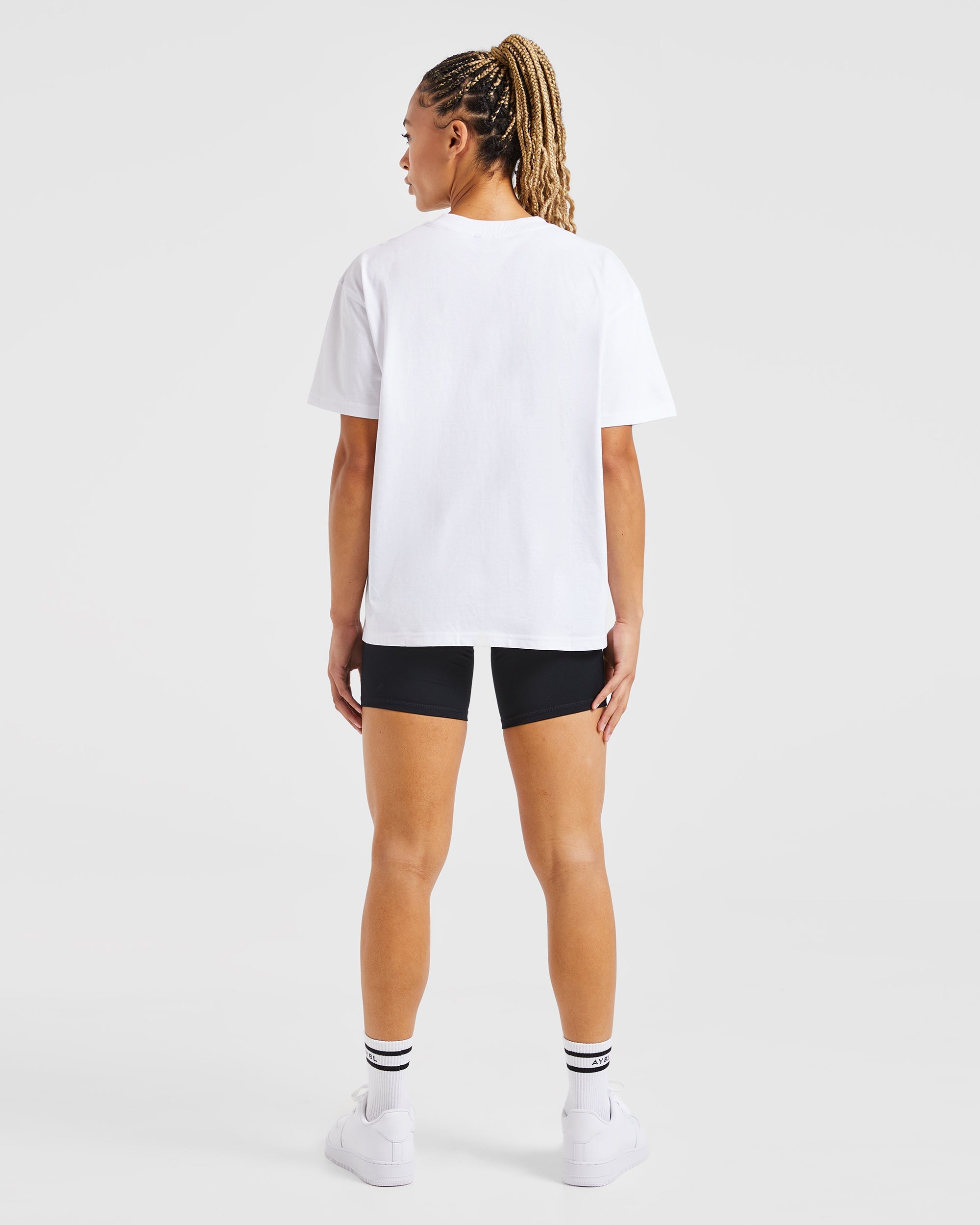 Justine Oversized T Shirt - Wit