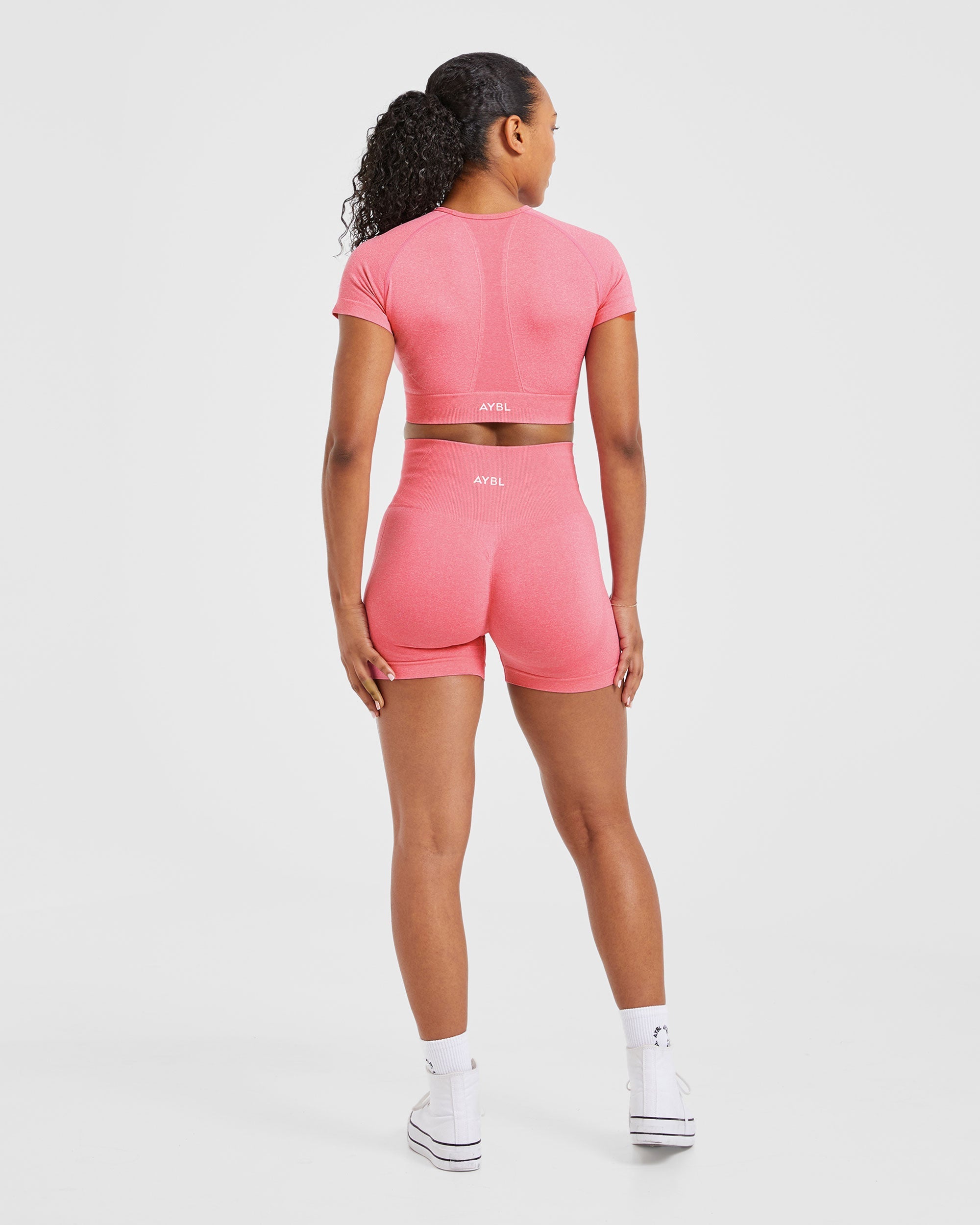 Empower Seamless Shorts - Roze Marl