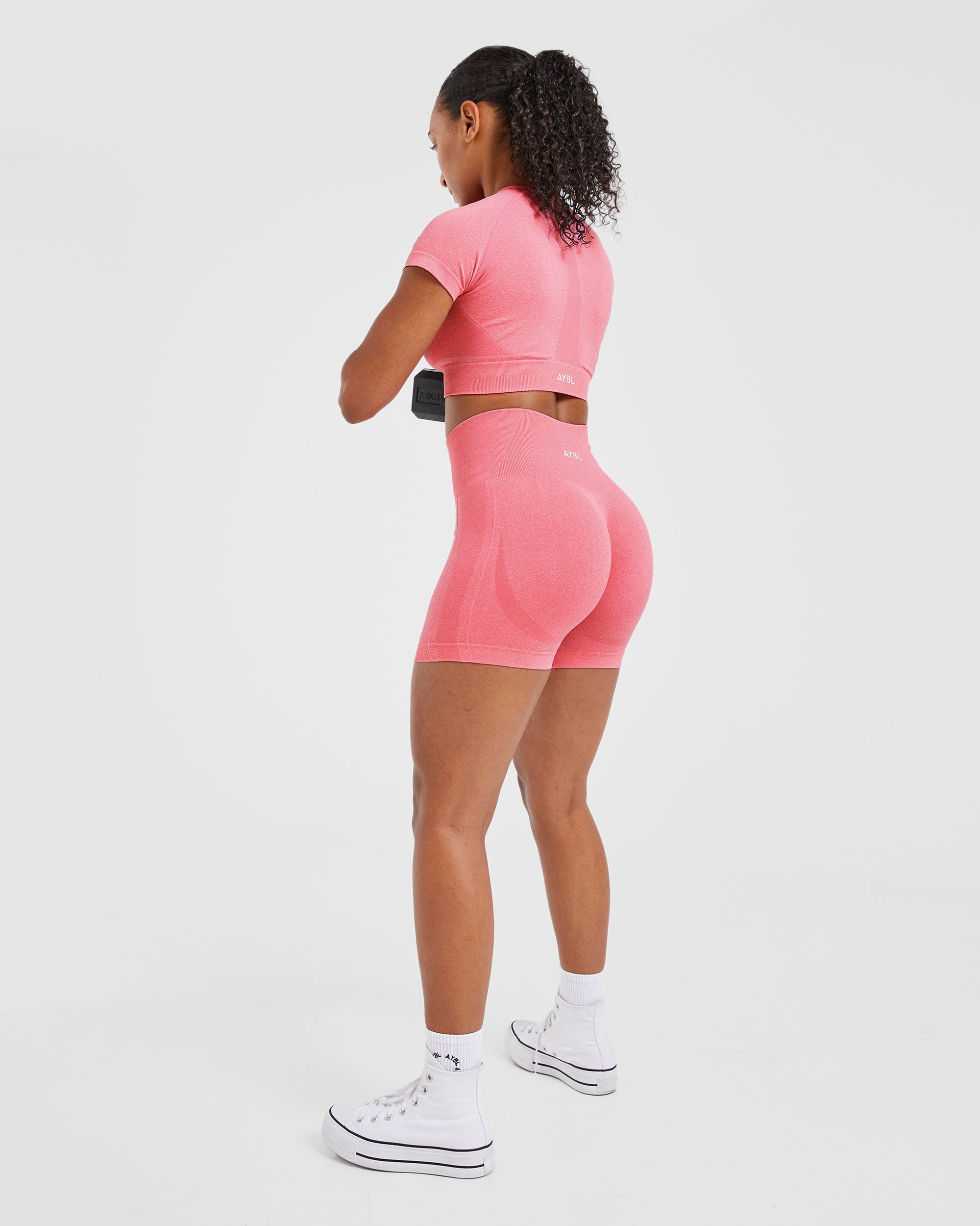 Empower Seamless Shorts - Roze Marl