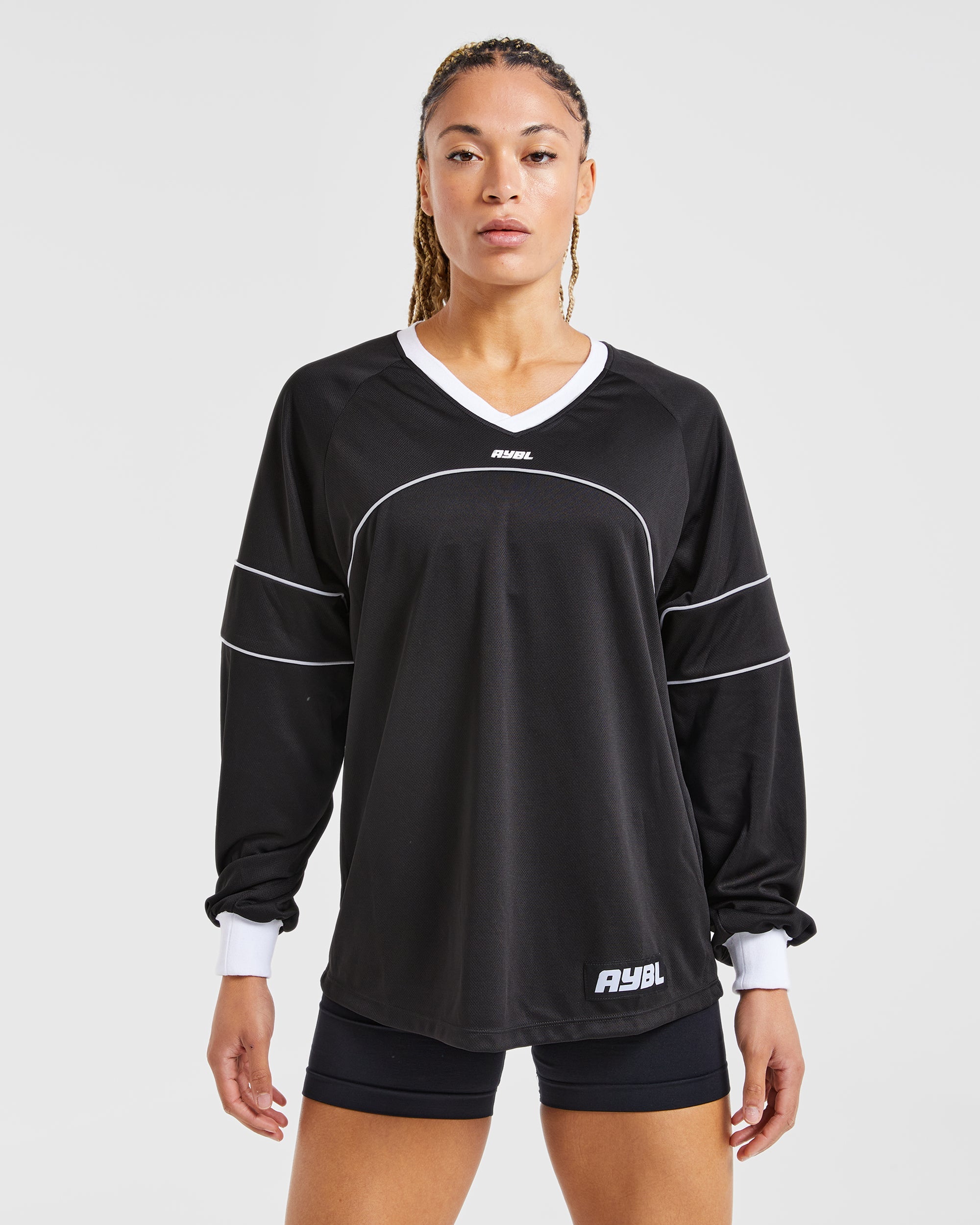 Justine Long Sleeve Jersey - Zwart