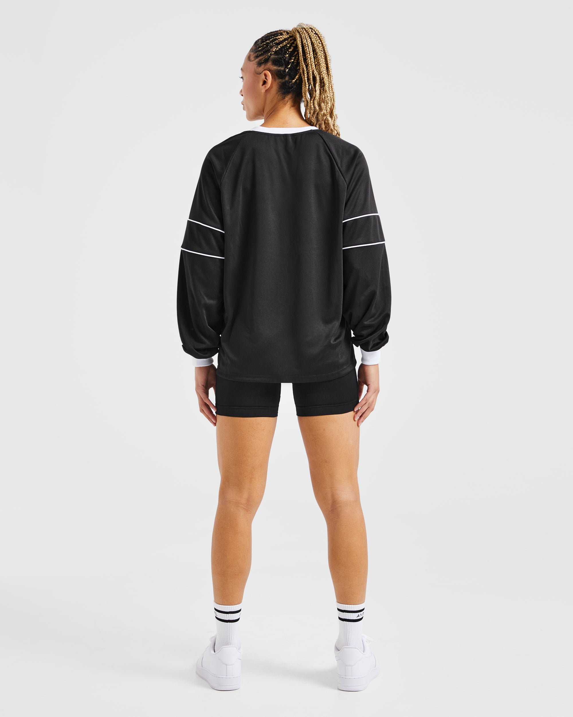 Justine Long Sleeve Jersey - Zwart