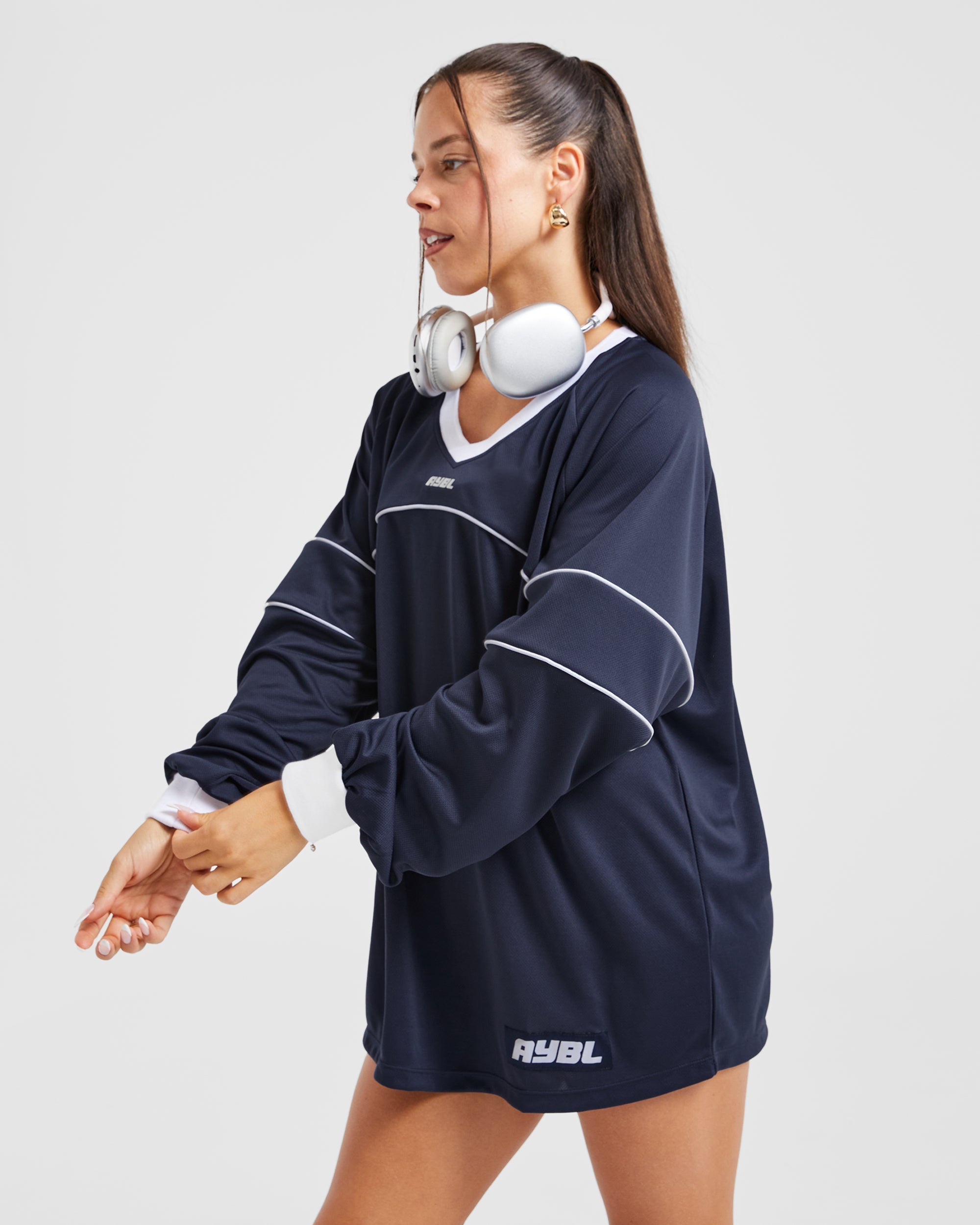 Justine Long Sleeve Jersey - Navy