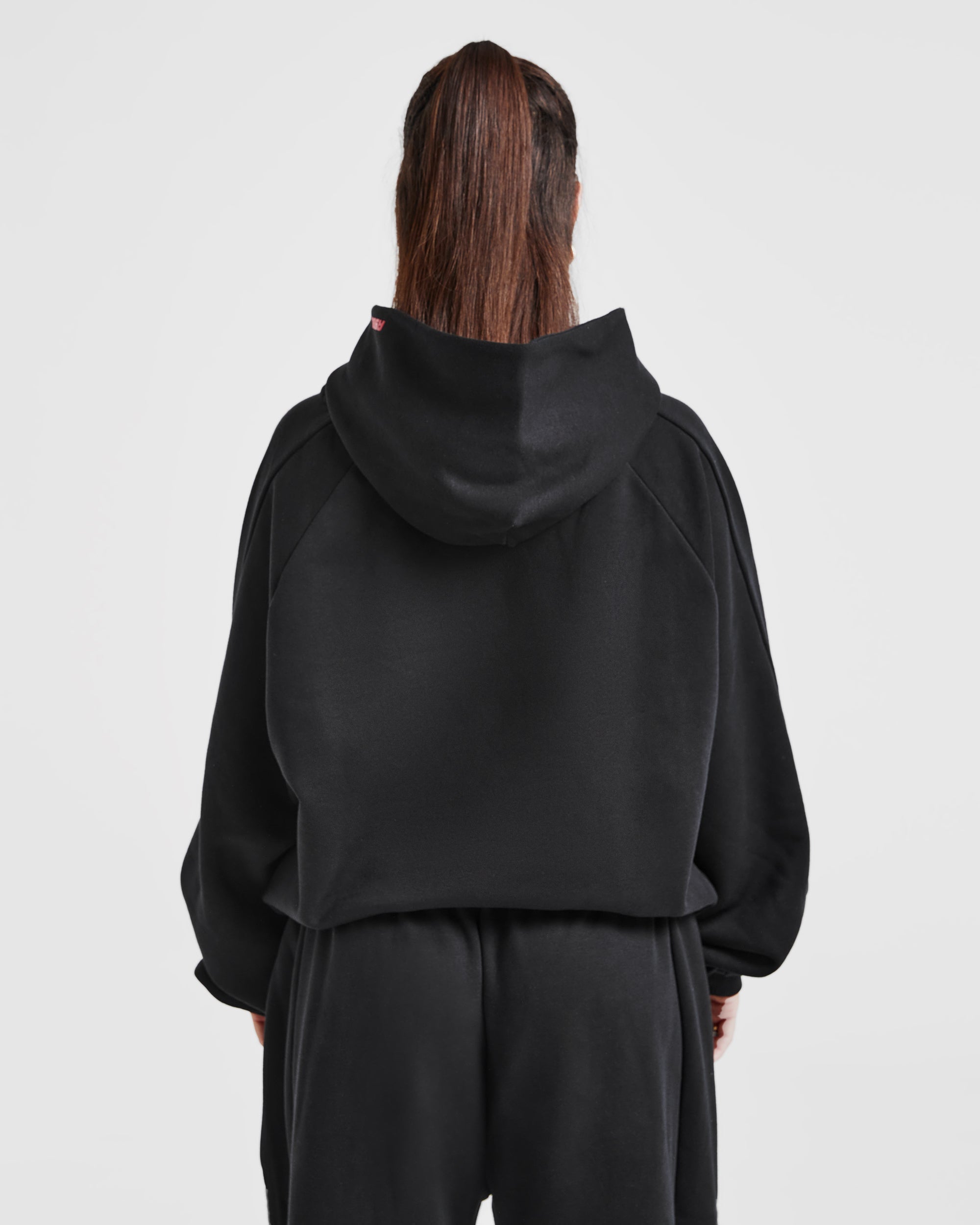 Justine Oversized Hoodie - Zwart