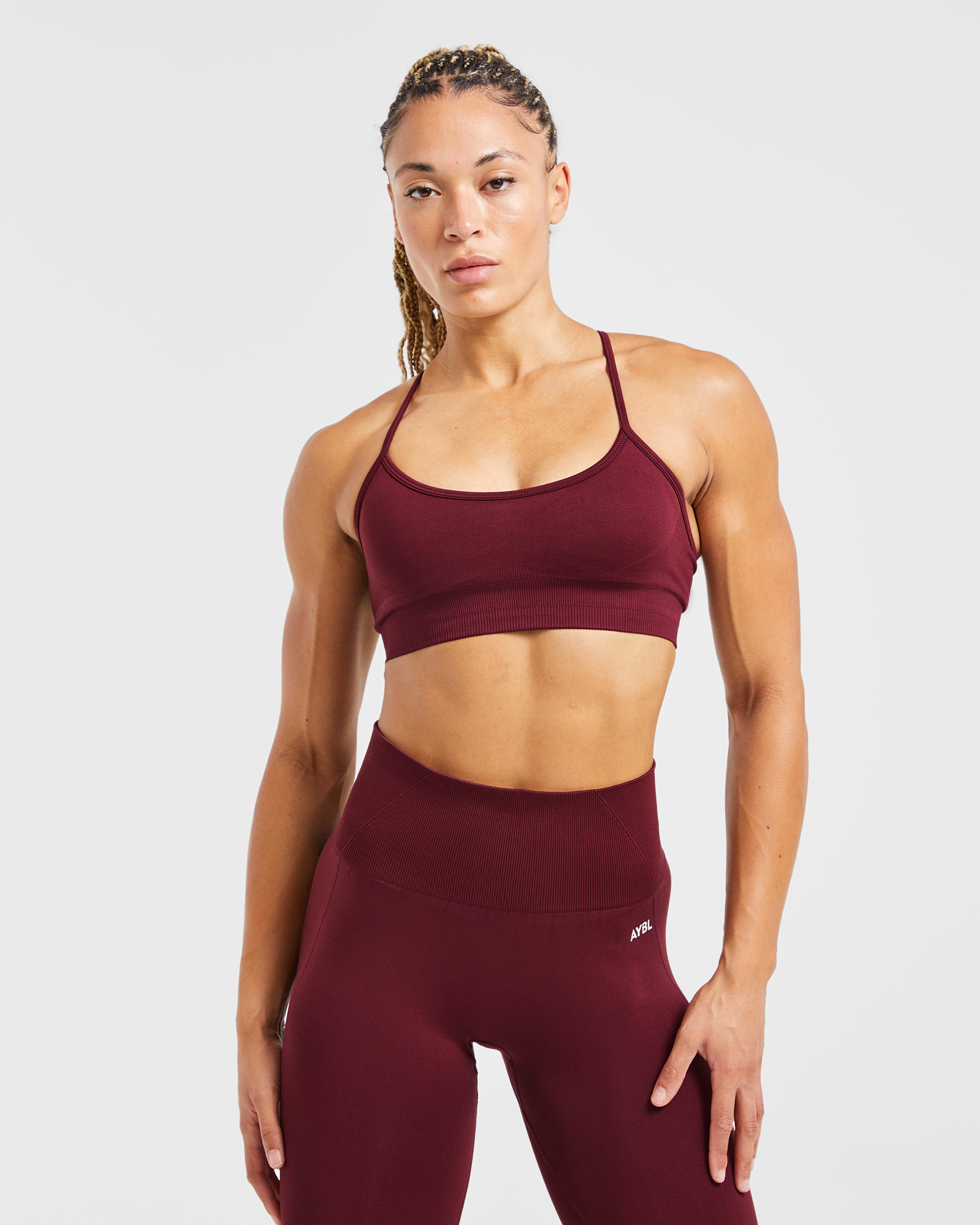 Empower Seamless Sports Bra - Rood Wine