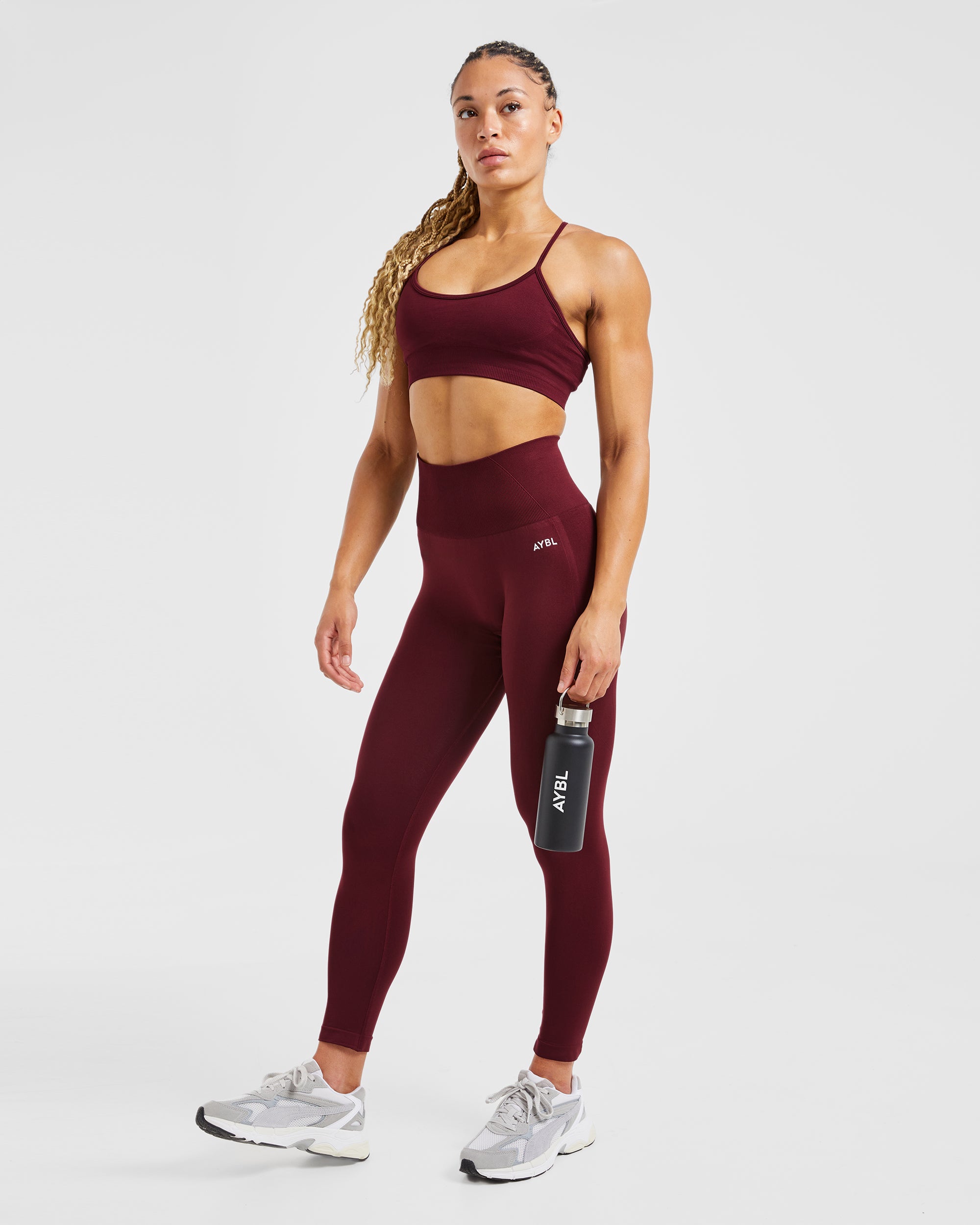 Empower Seamless Sports Bra - Rood Wine