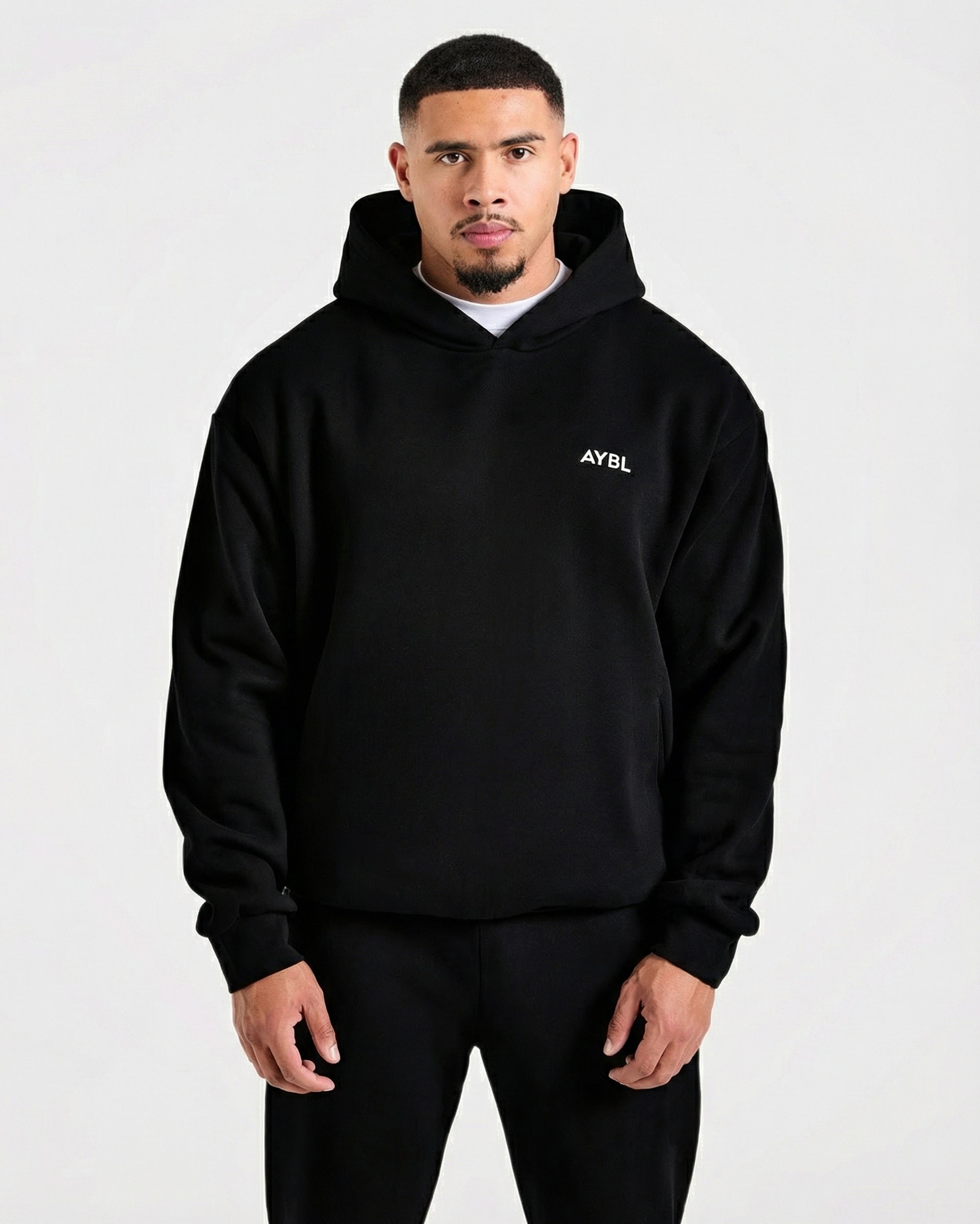 Essential Oversized Hoodie - Zwart
