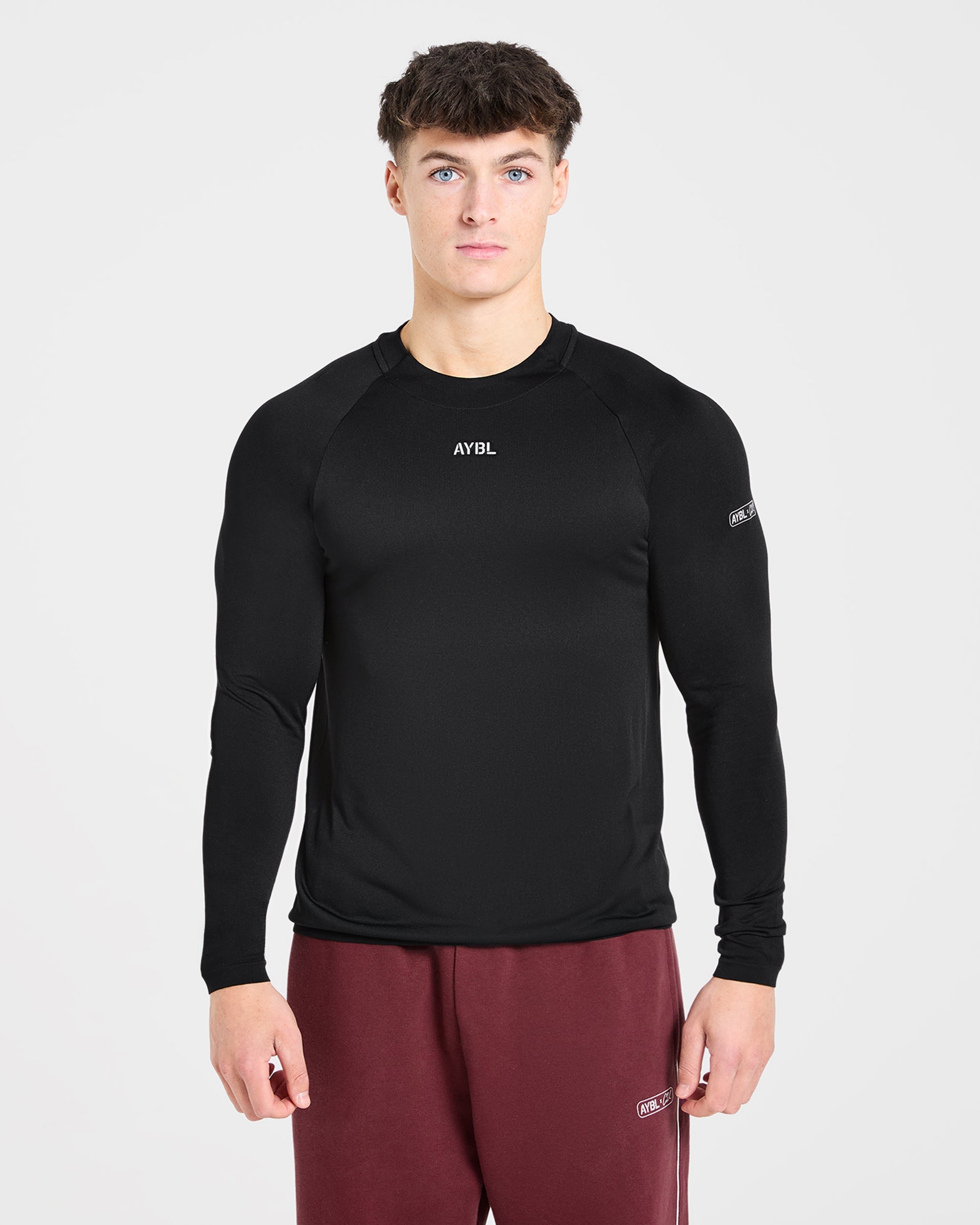 Cam Kissel x Seamless Long Sleeve - Zwart