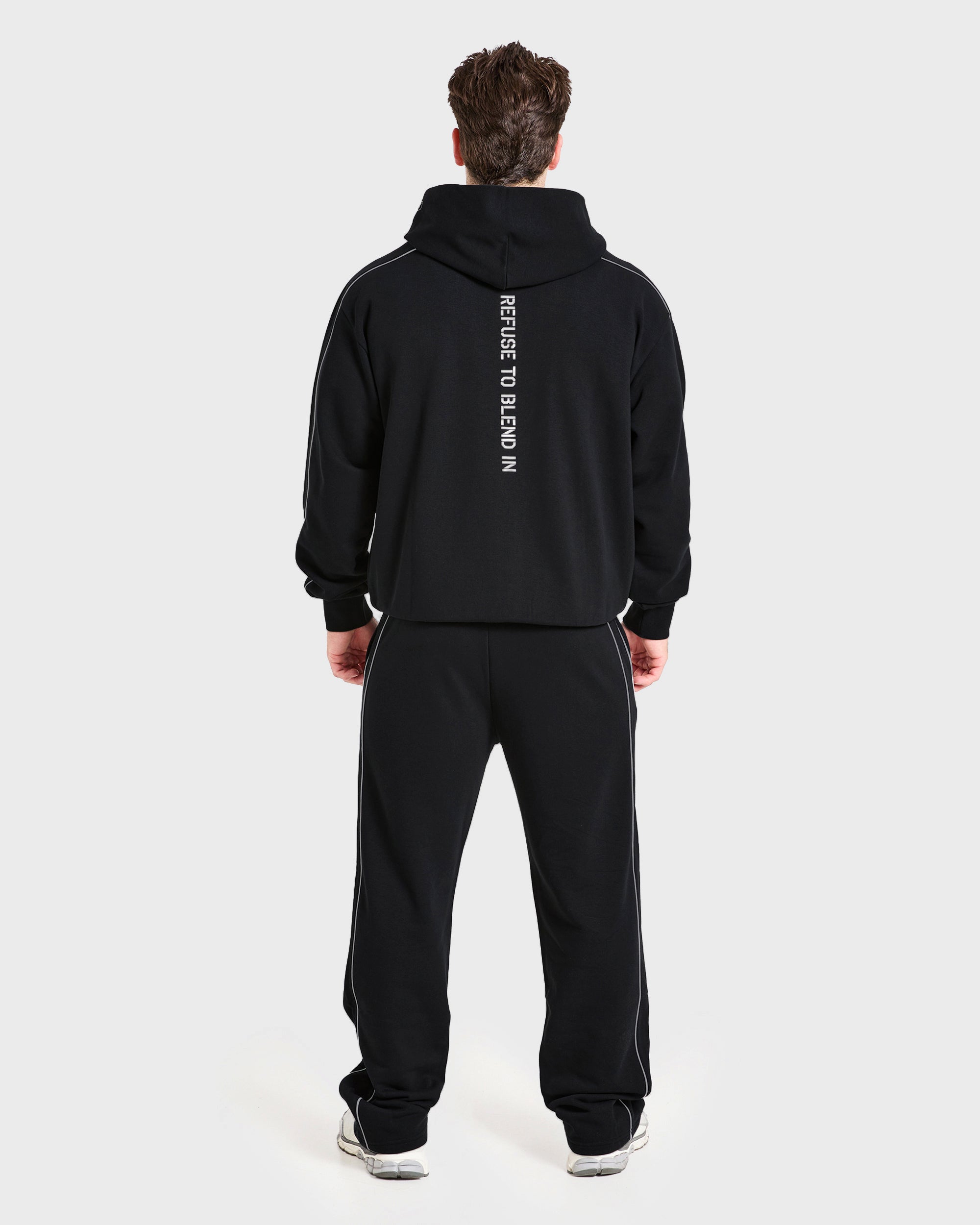 Cam Kissel x Oversized Full Zip Hoodie - Zwart