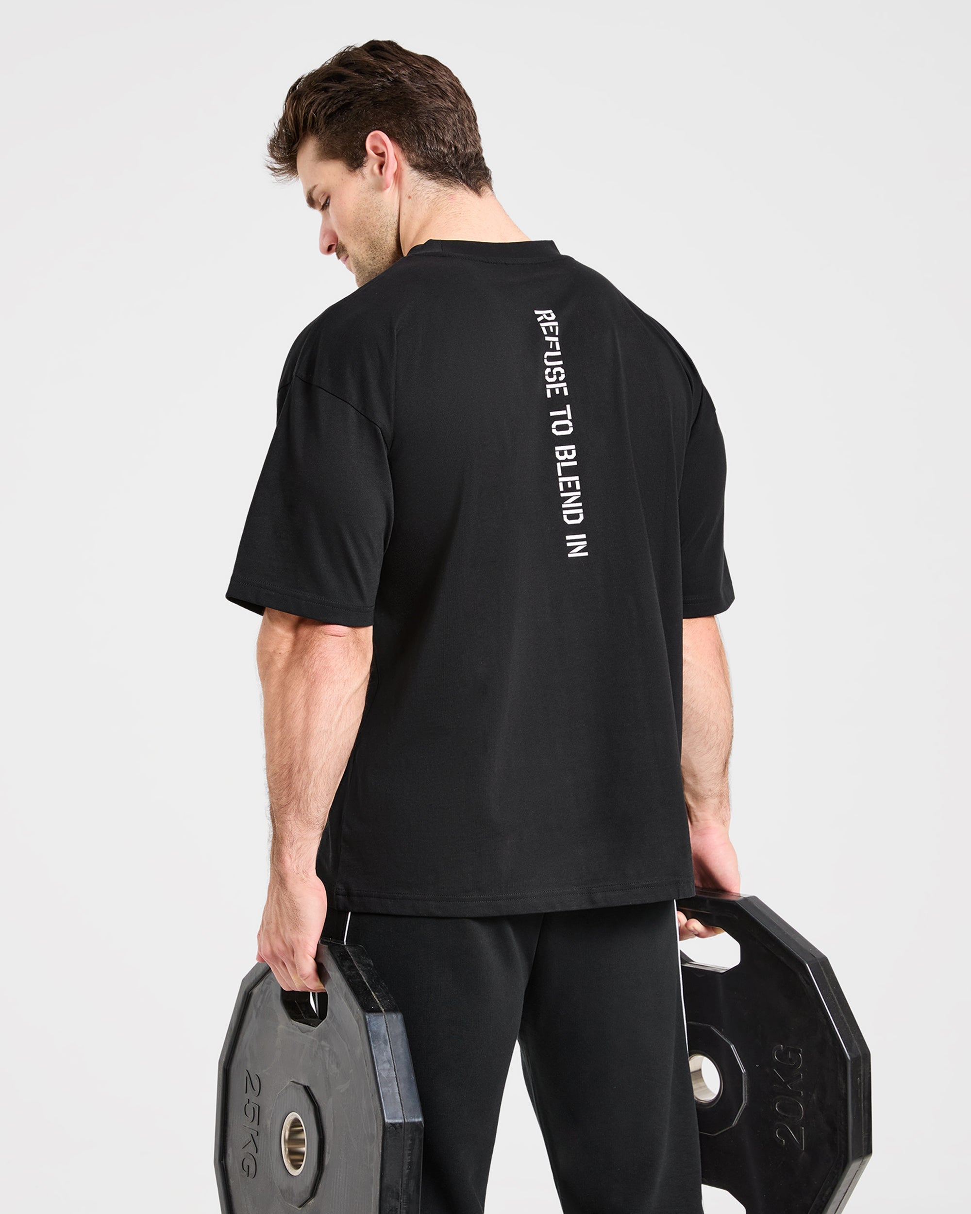 Cam Kissel x Graphic Oversized T Shirt - Zwart