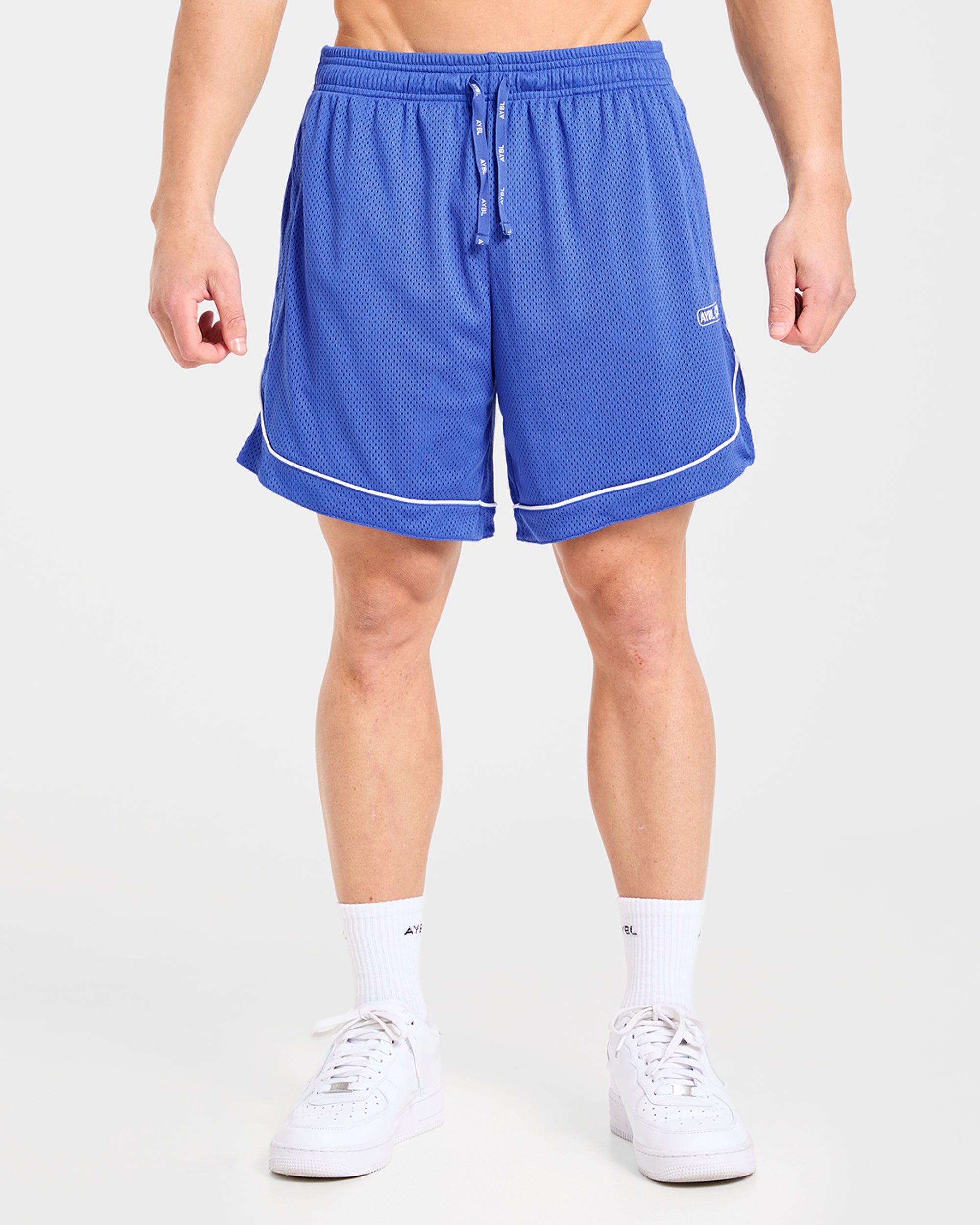 Cam Kissel x Mesh Shorts - Cobalt Blauw
