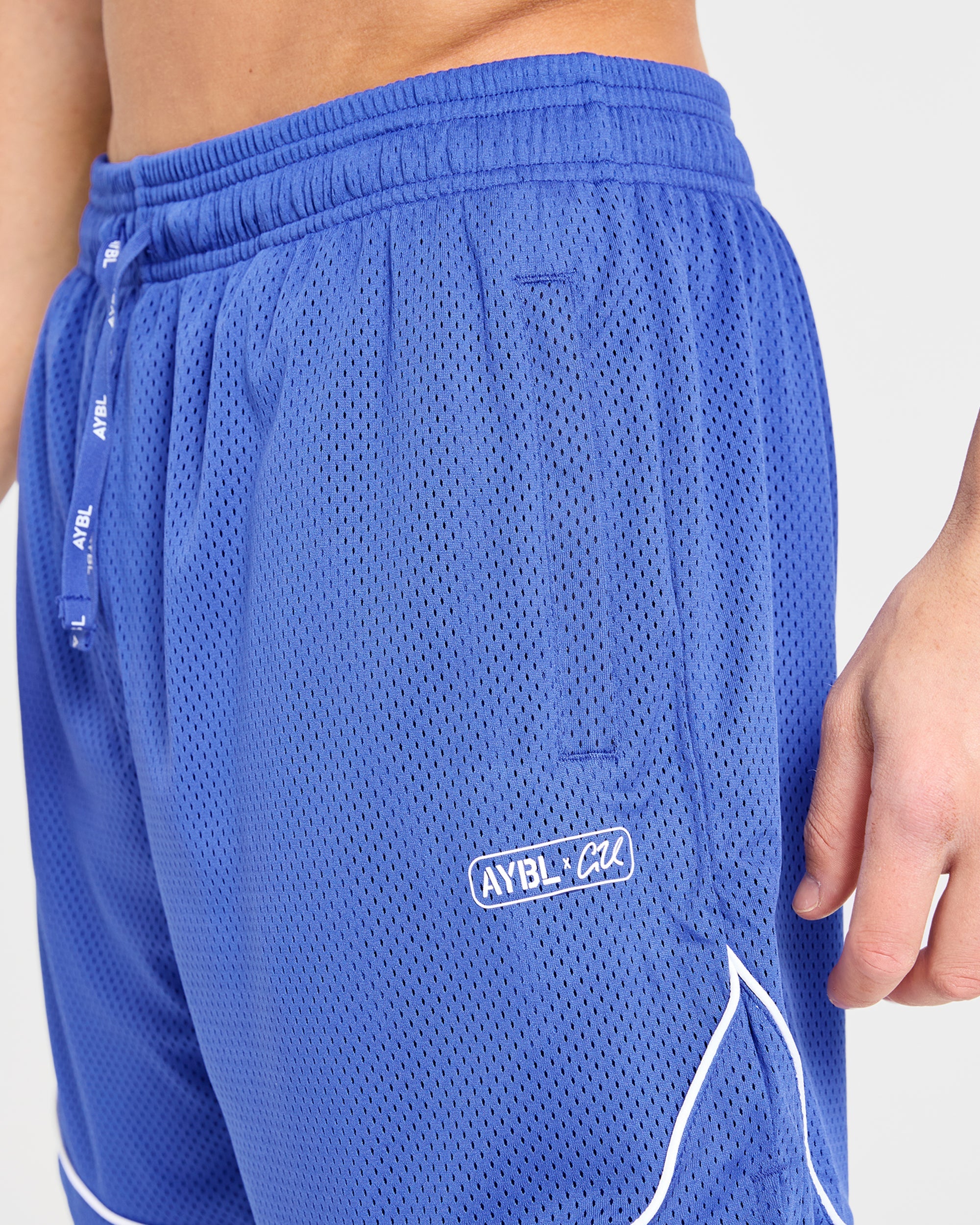 Cam Kissel x Mesh Shorts - Cobalt Blauw